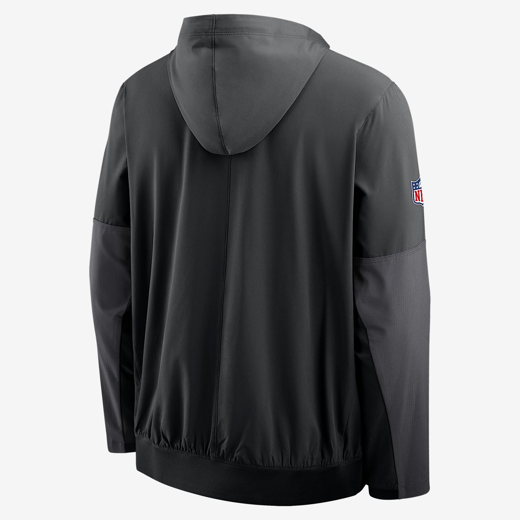 Las Vegas Raiders Well Rounded Anorak Nike Mens NFL 1/2-Zip Hooded Jacket | 03AT166N8D-R6H Product Image