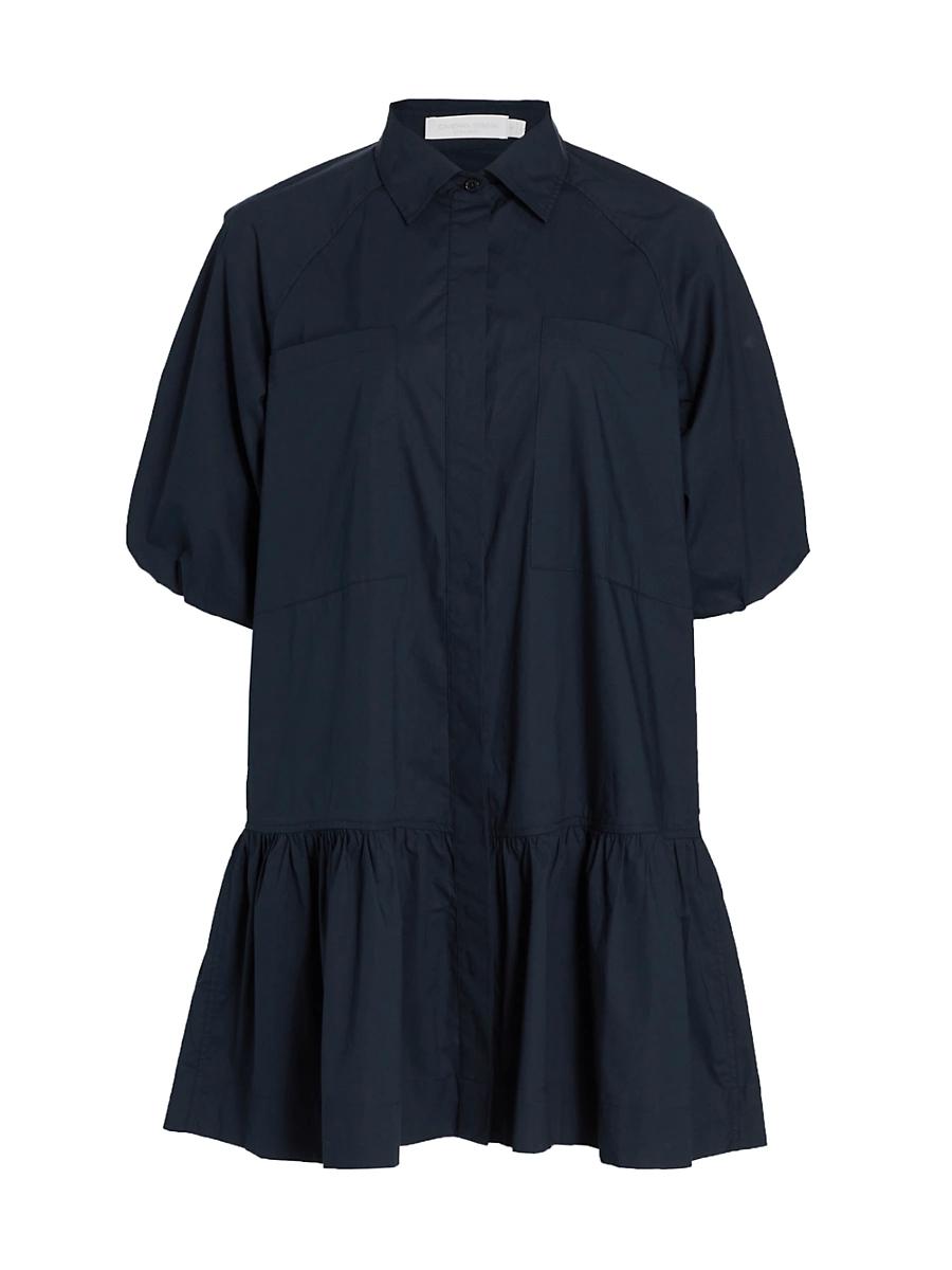Womens Crissy Cotton Poplin Mini Shirtdress Product Image