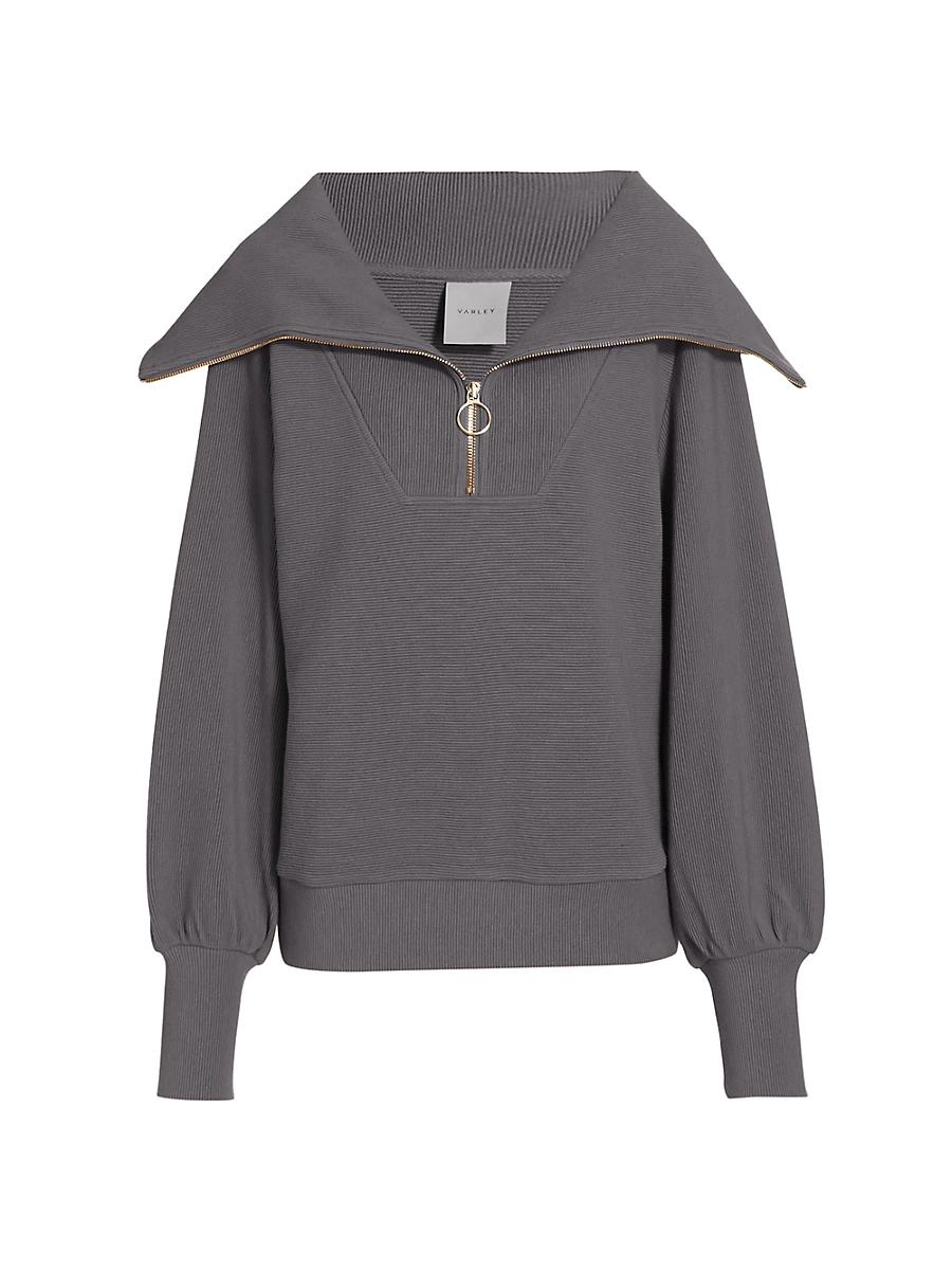 Vine Oversized 1/2-Zip Pullover Sweatshirt Product Image