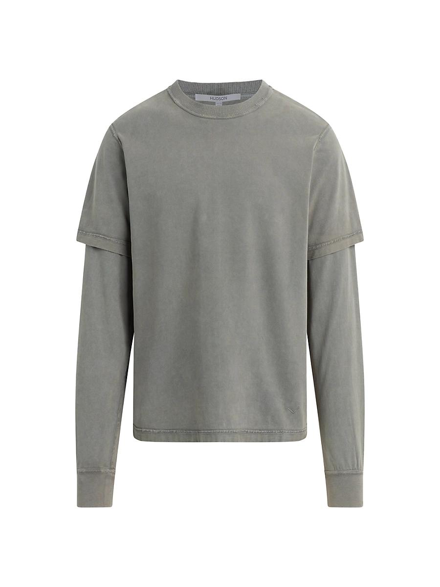 Men's Hybrid Long-Sleeve T-Shirt Product Image