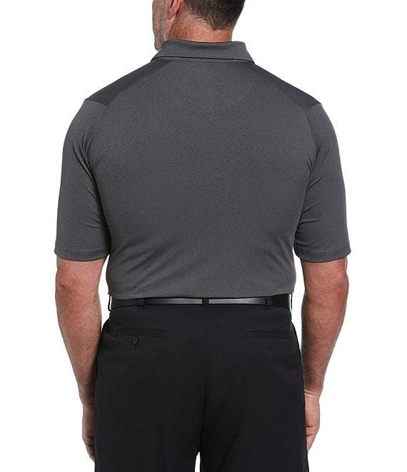 Callaway Big & Tall Classic Chevron Jacquard Printed Short Sleeve Polo Shirt Product Image