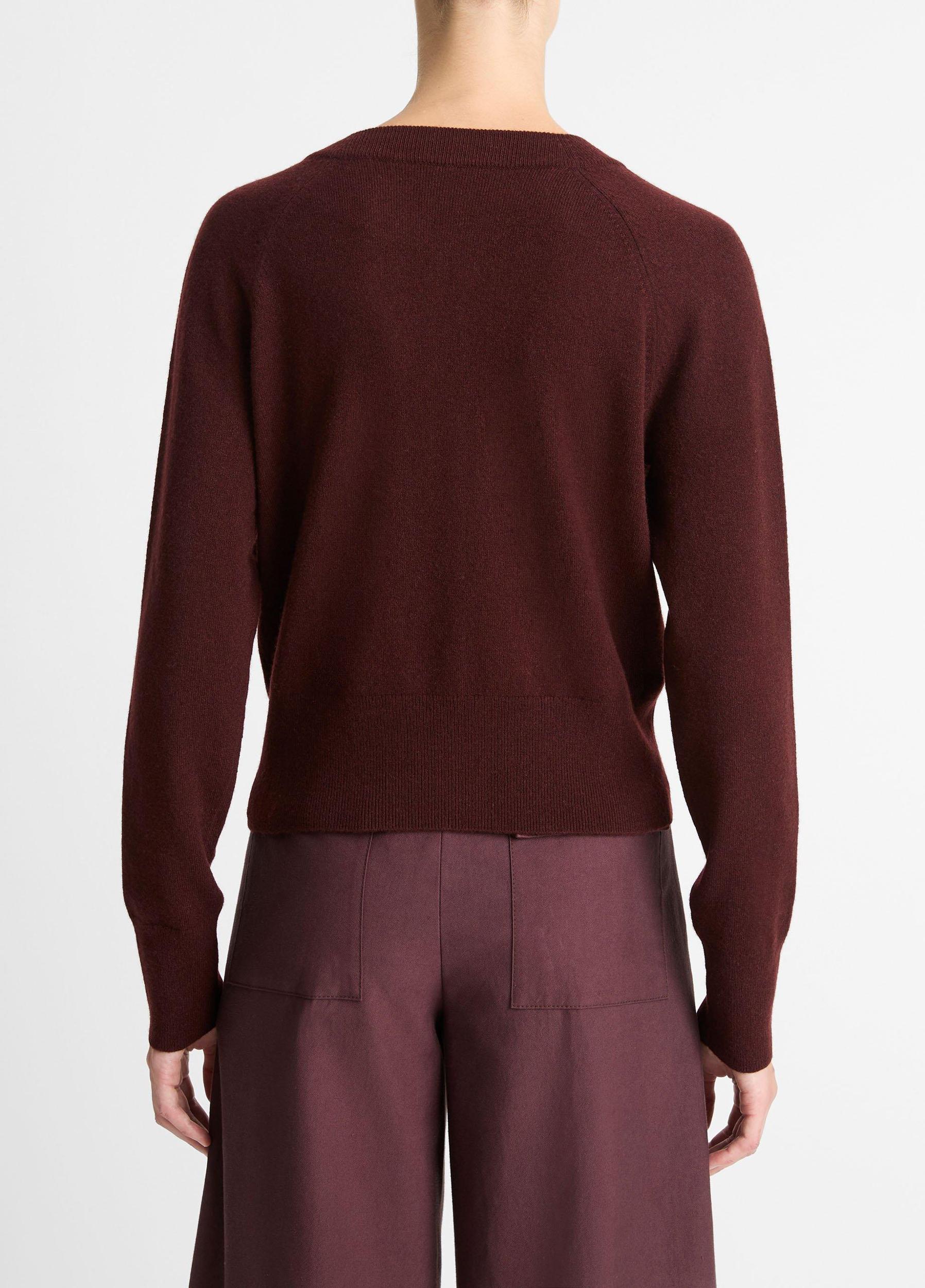 Velvet-Trim Wool-Blend Cardigan Product Image