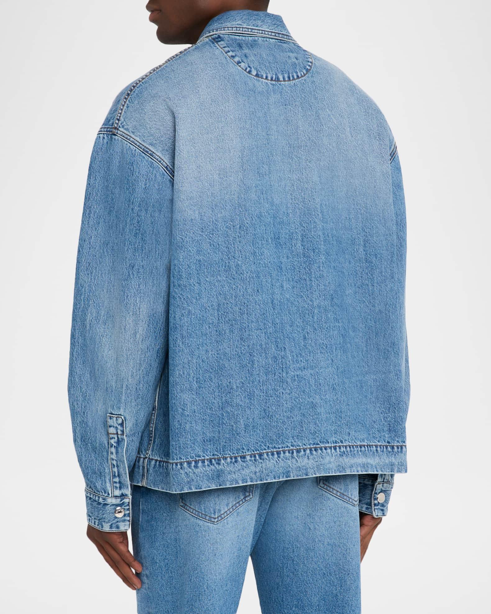 Men's De-Nimes Denim Shirt Jacket Product Image
