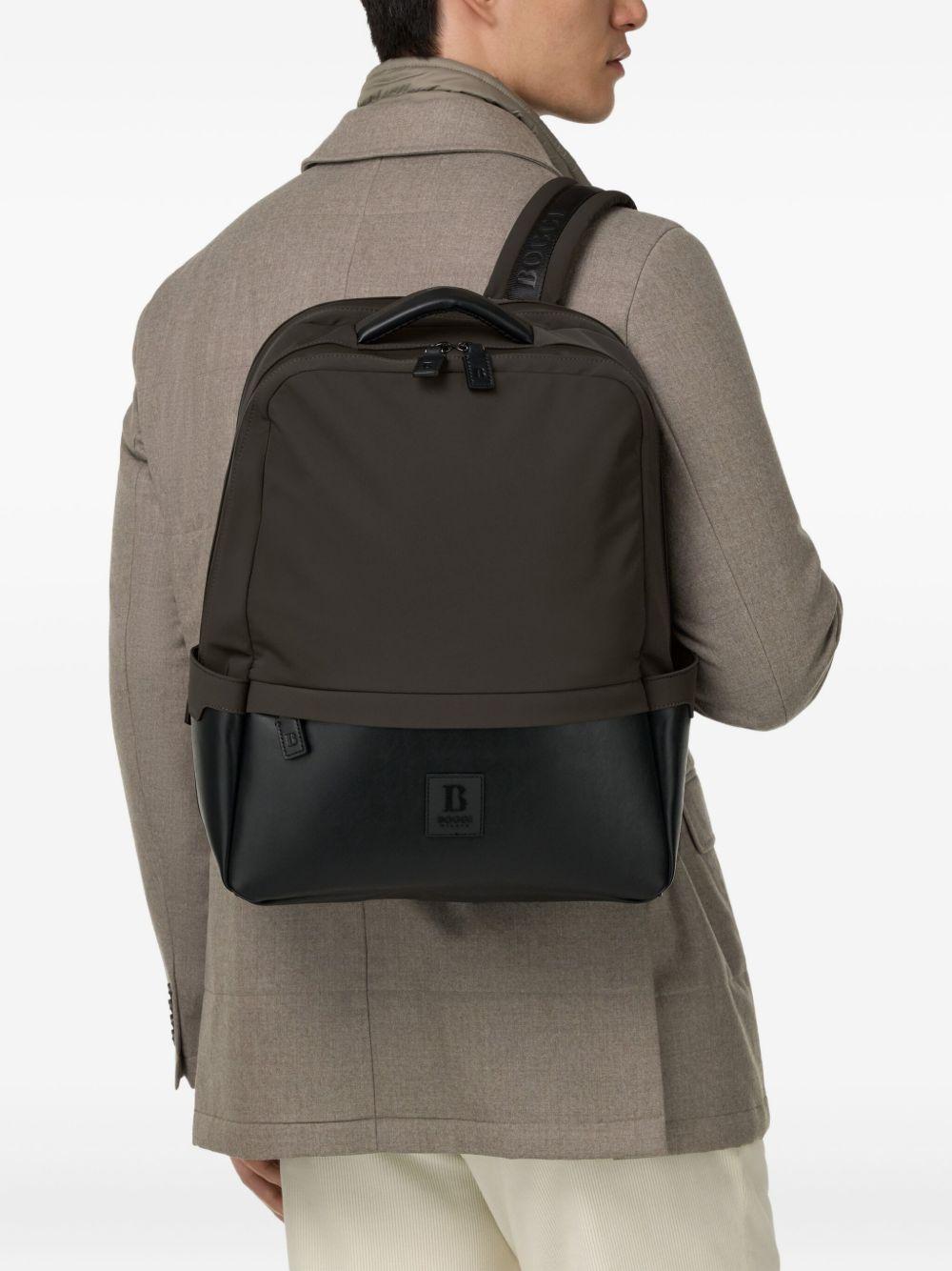 Jolie Boat Neck Suiting Mini Dress - Charcoal Grey Product Image