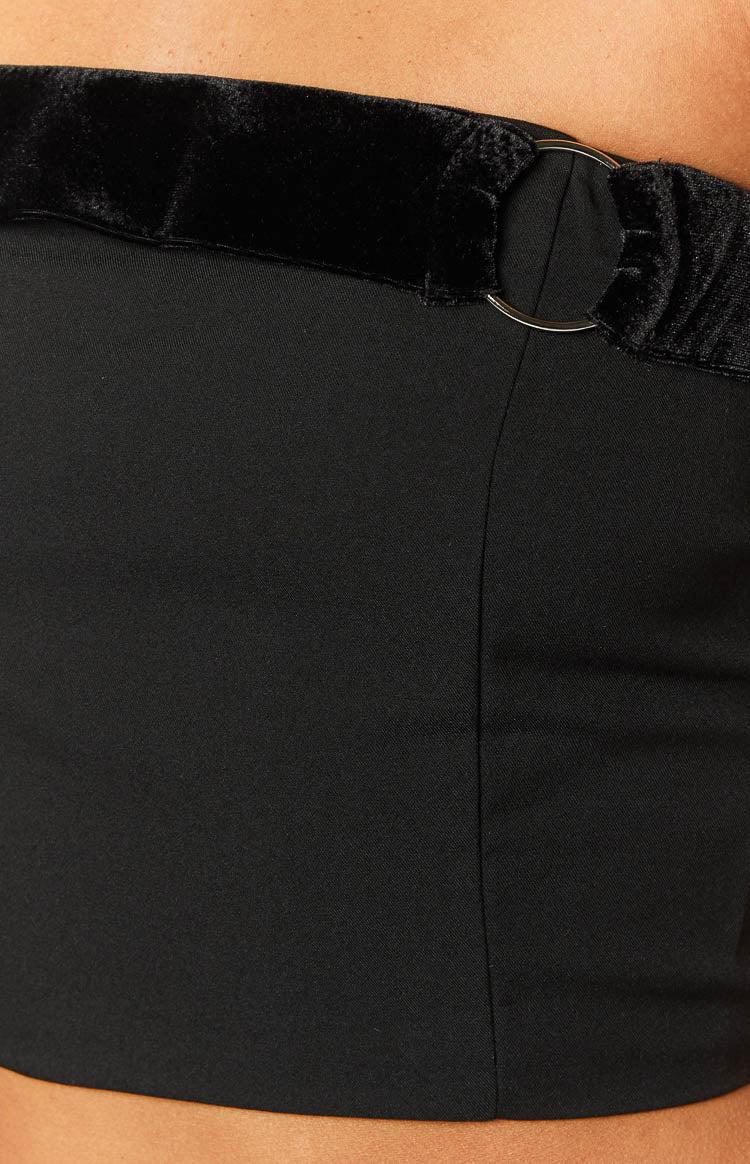 Alistair Black Strapless Belt Top Product Image