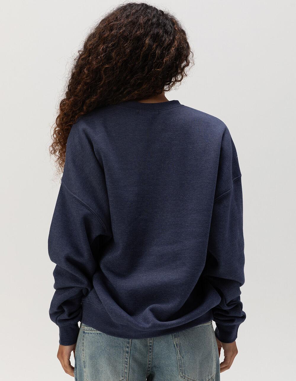 RSQ Womens Star Crewneck Sweatshirt - BLUE Product Image