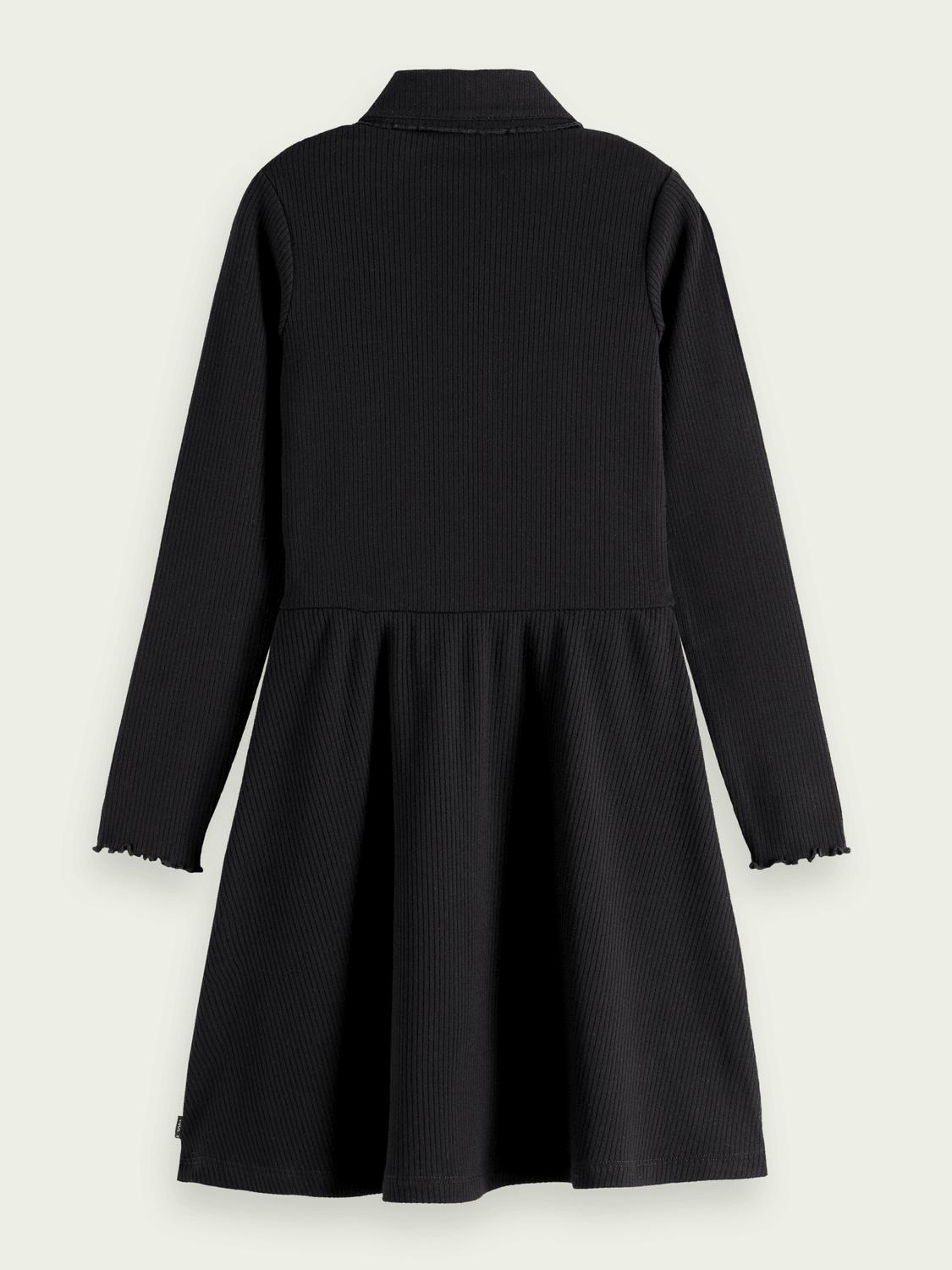 Scotch&Soda Rib Jersey Polo Dress Product Image