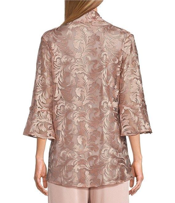 Caroline Rose Soft Satin Wide Leg Pull-On Coordinating Pants Product Image