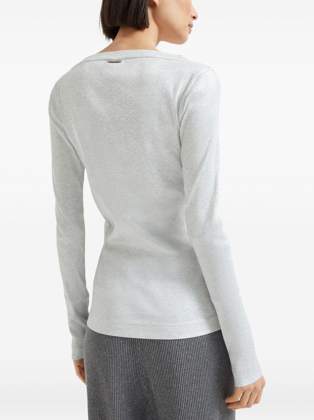 fine-ribbed T-shirt Product Image