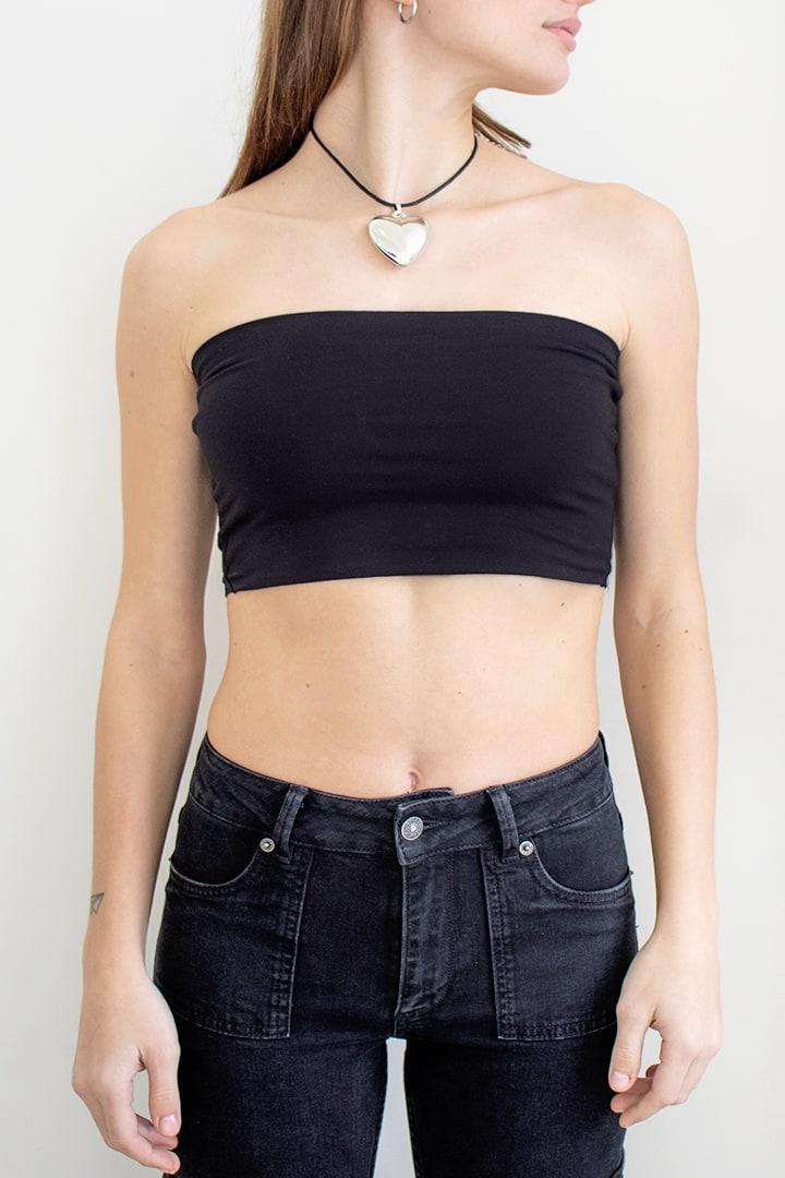Bandeau crop top Product Image