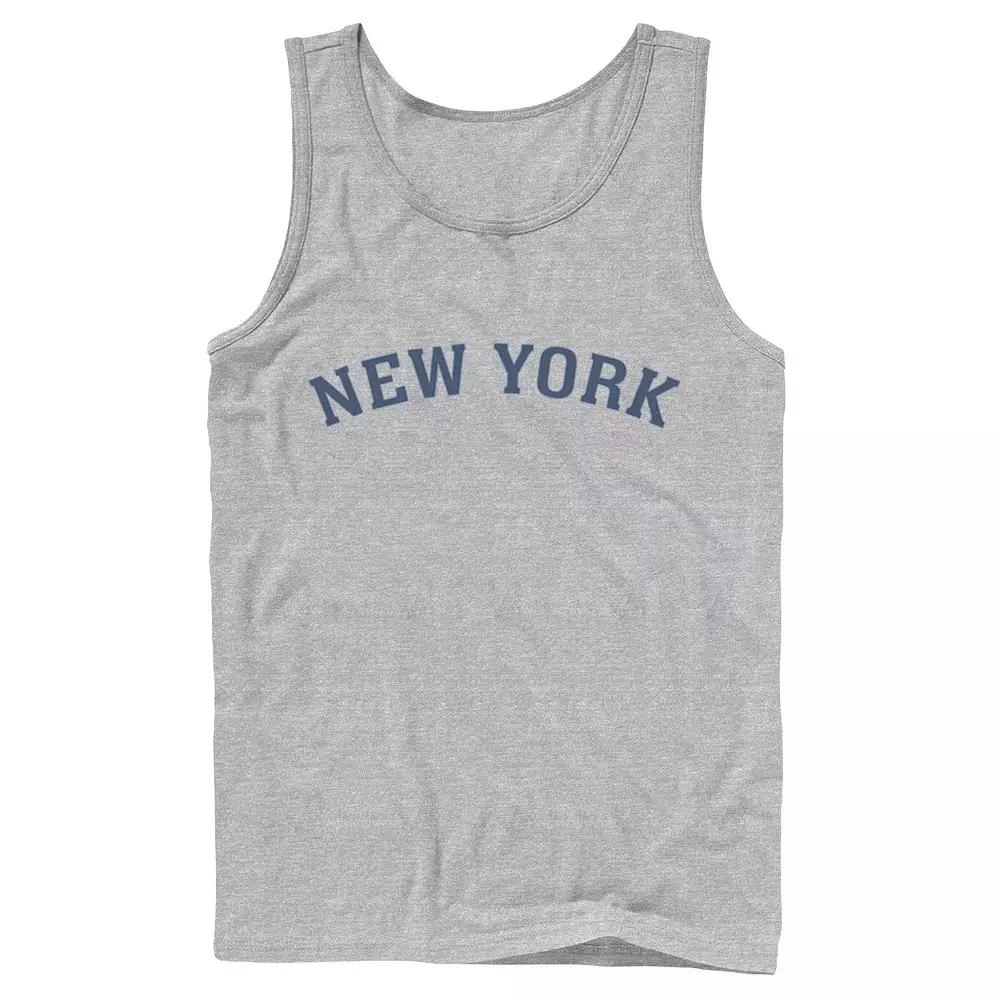 Men's City Of New York Collegiate Typographic Tank Top,  Product Image