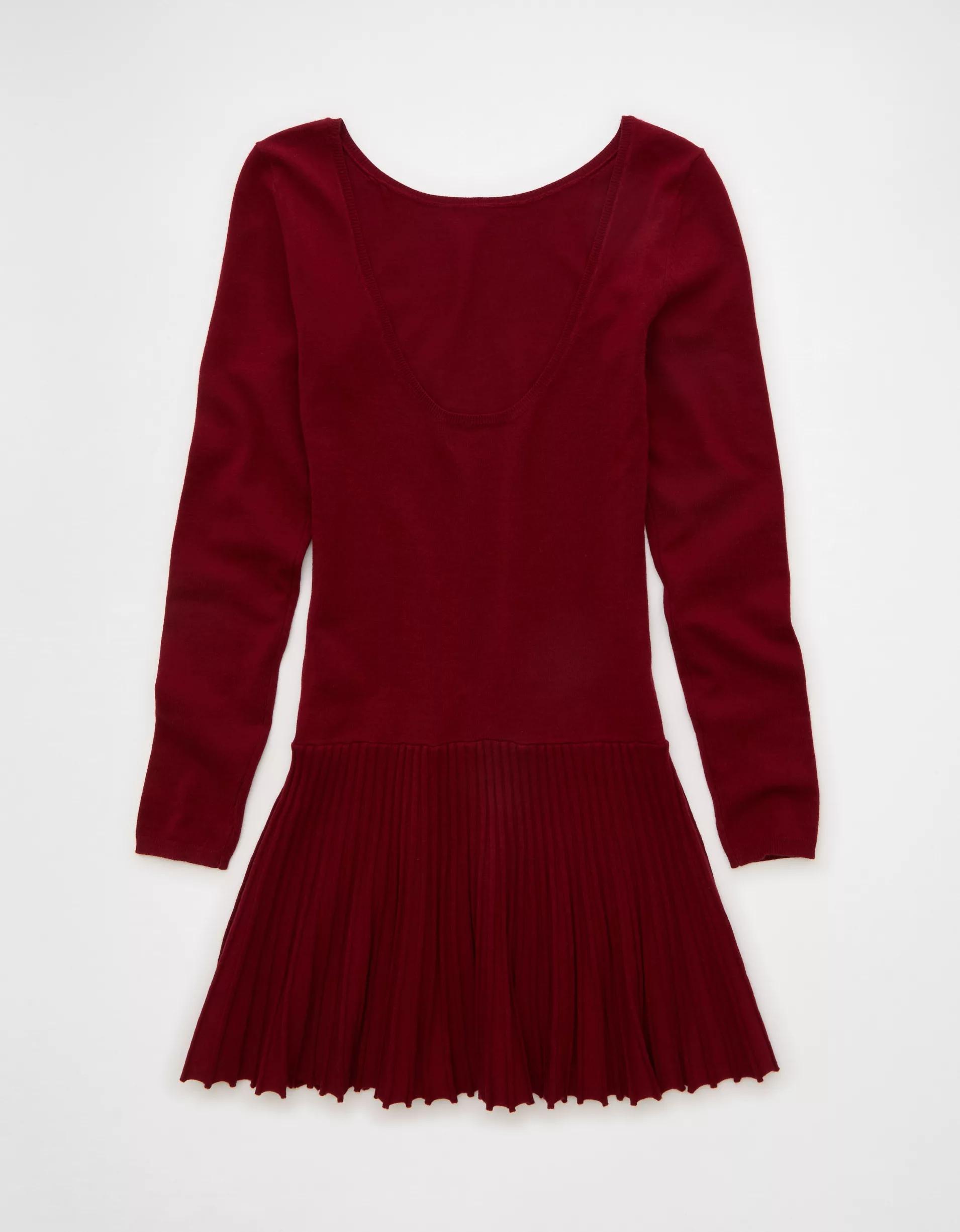 AE Drop Waist Sweater Mini Dress Product Image