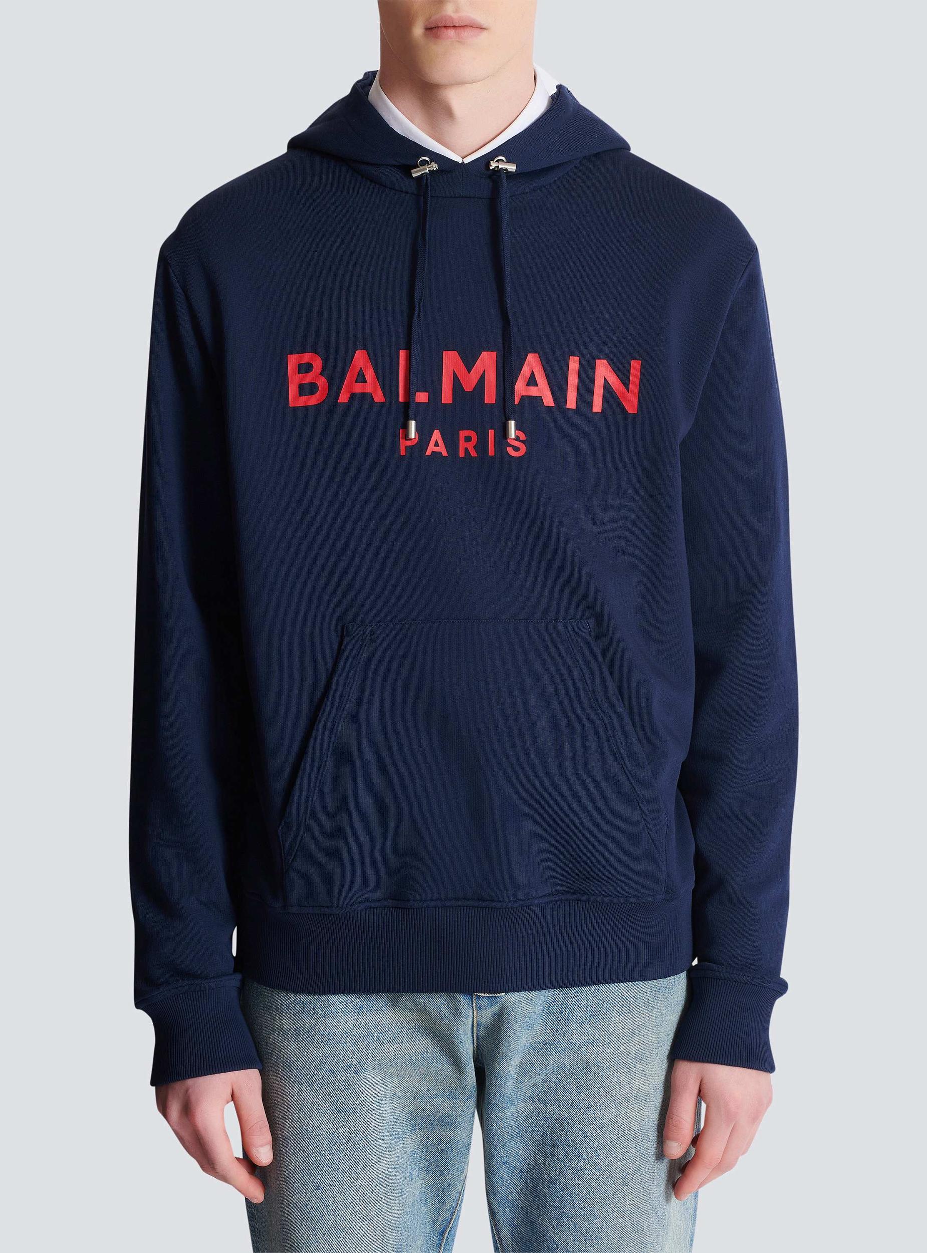 Printed Balmain Paris hoodie Product Image