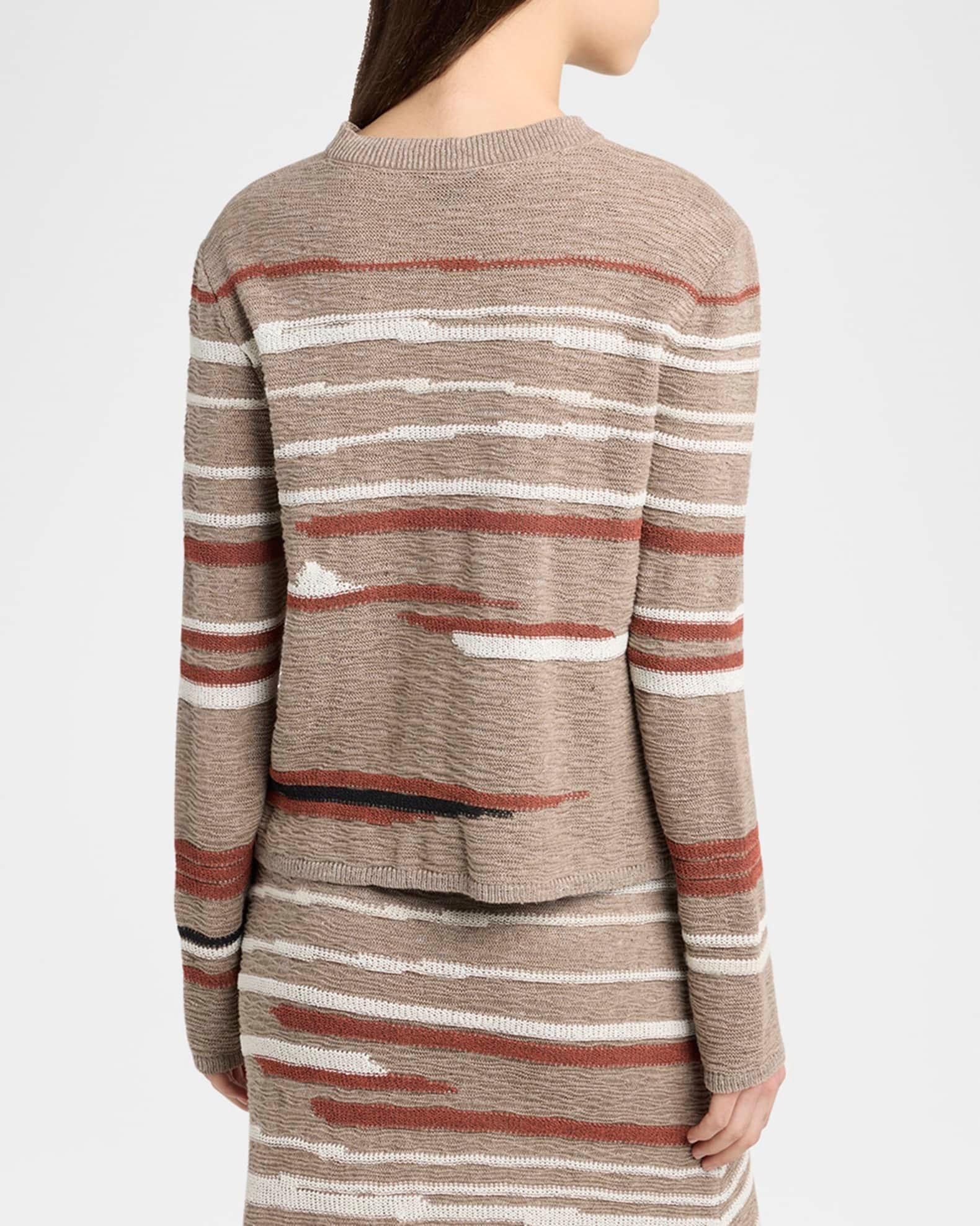 Graphic Intarsia Knit Sweater Product Image