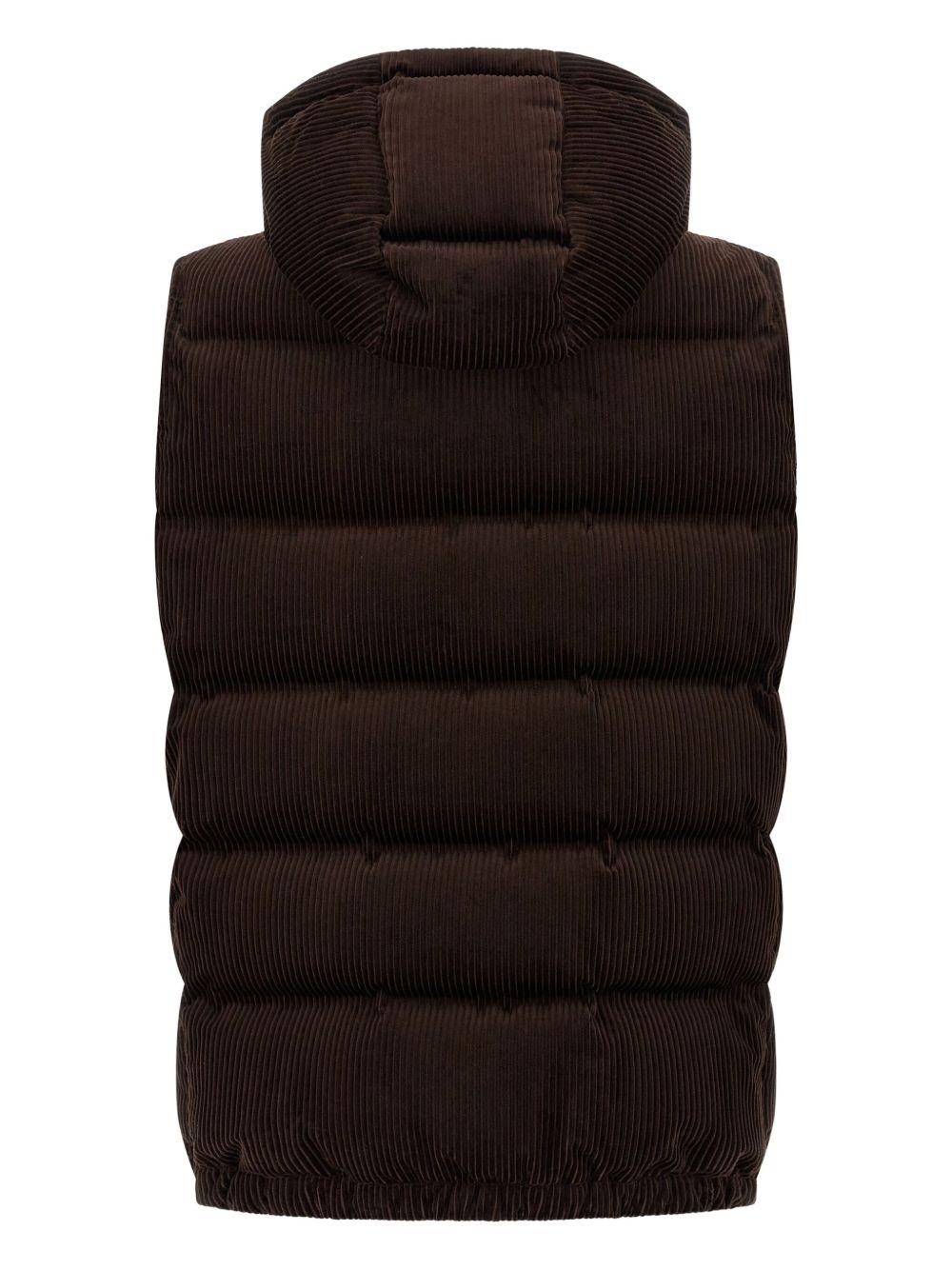quilted corduroy vest Product Image