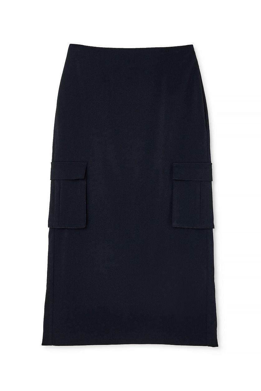 Cargo Pocket Midi Skirt Product Image