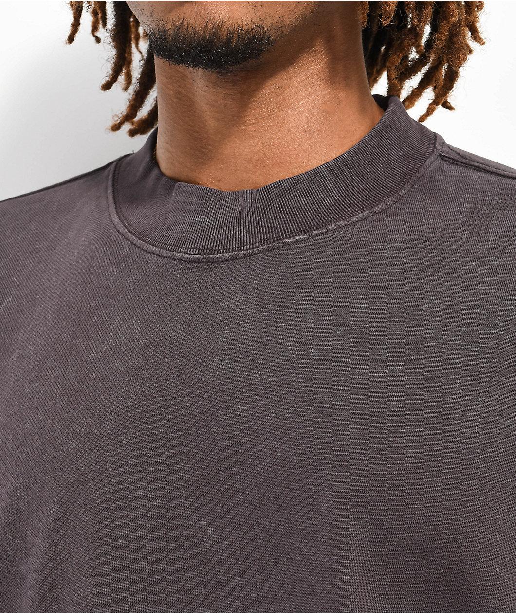 Shaka Wear Designer Garment Dye Shadow Grey T-Shirt Product Image