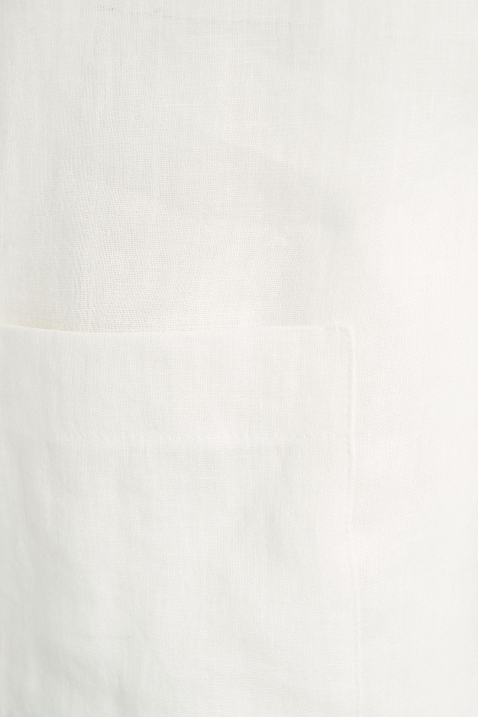 Single-breasted linen blazer Product Image