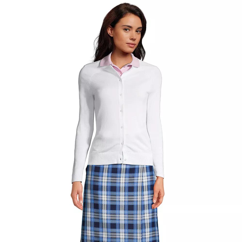 Women's Lands' End Cotton Modal Cardigan Sweater,  Product Image