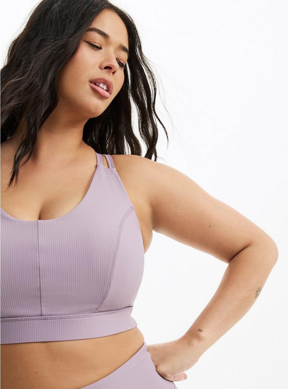 Low Impact Wireless Rib Active Bra Product Image