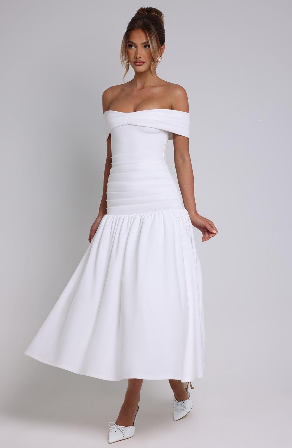 Wilhelmina Midaxi Dress - Ivory Product Image