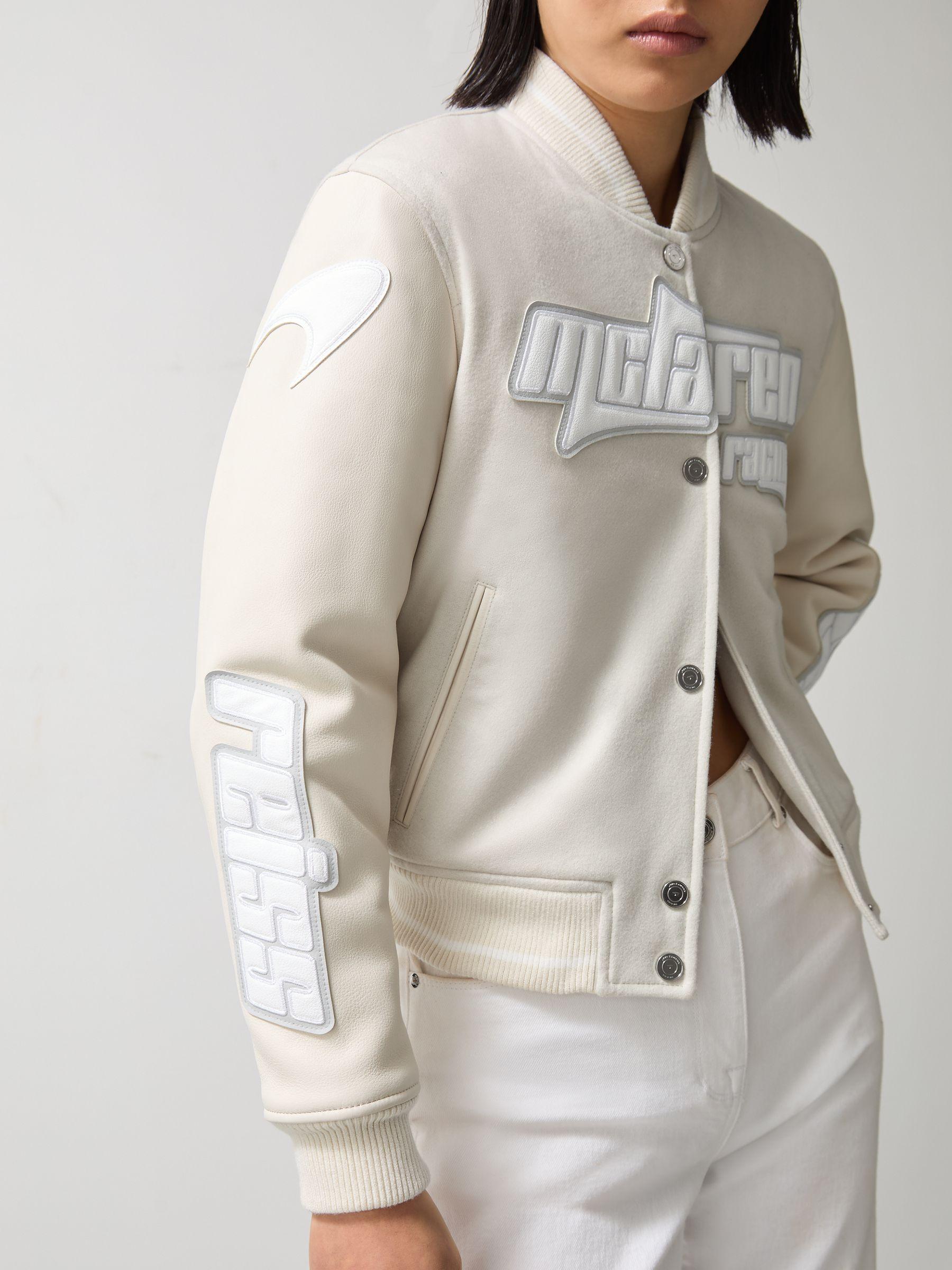 McLaren F1 Team Bomber Jacket in Off White Product Image