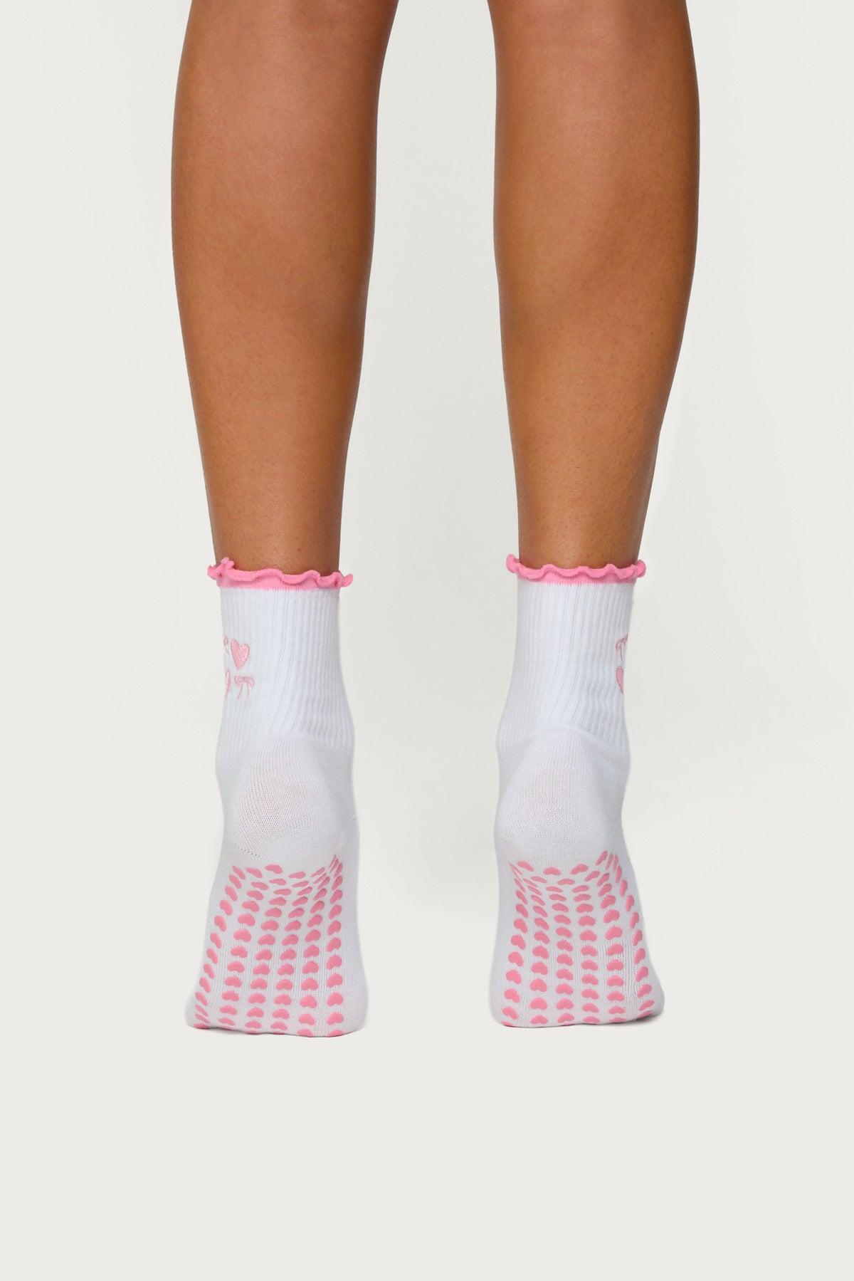 Heart & Bow Pilates Socks Product Image