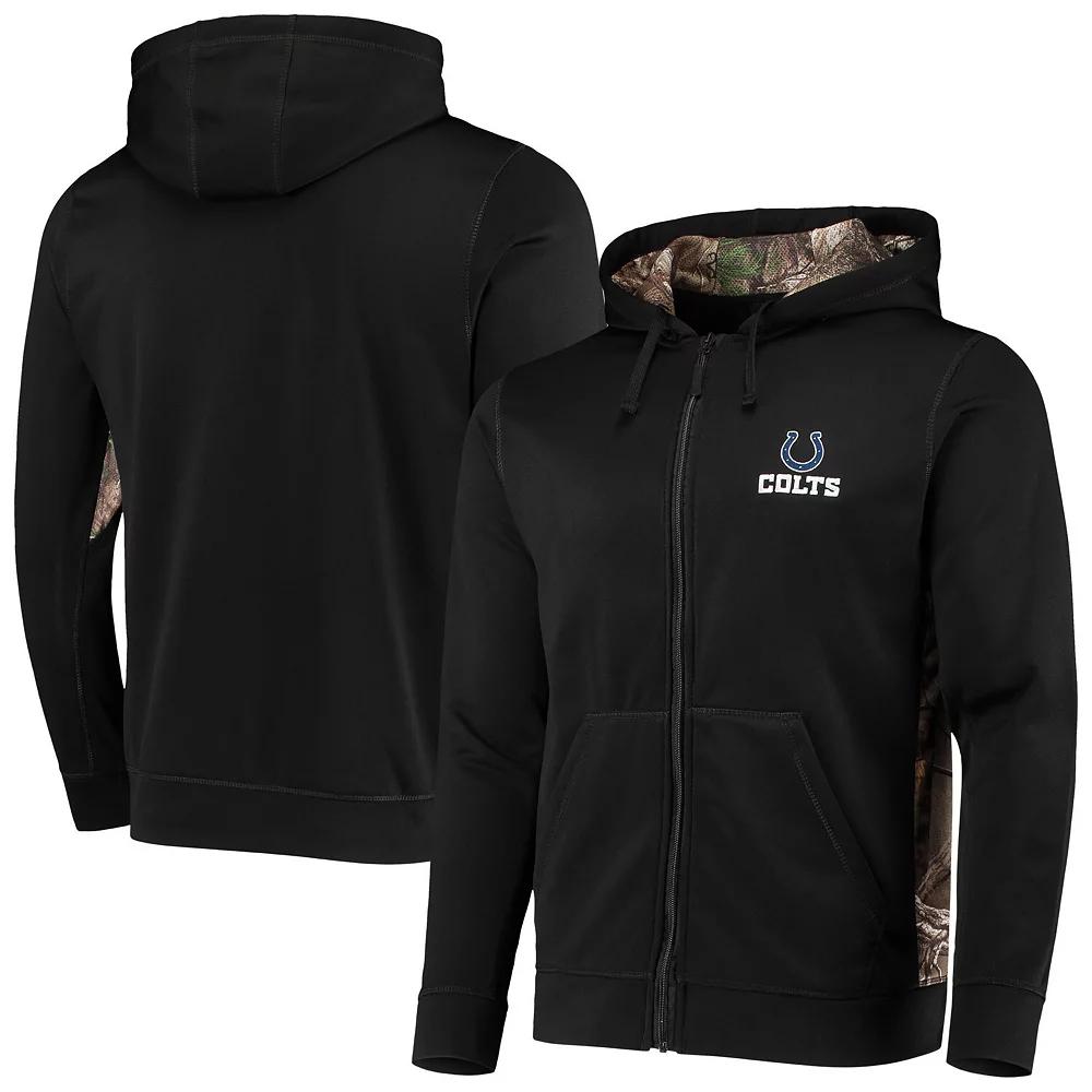 Men's Dunbrooke Black/Realtree Camo Indianapolis Colts Decoy Tech Fleece Full-Zip Hoodie, Size: Small Product Image
