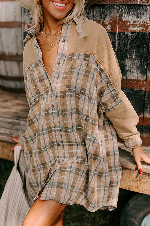 Vail Views Plaid Tunic Dress Product Image
