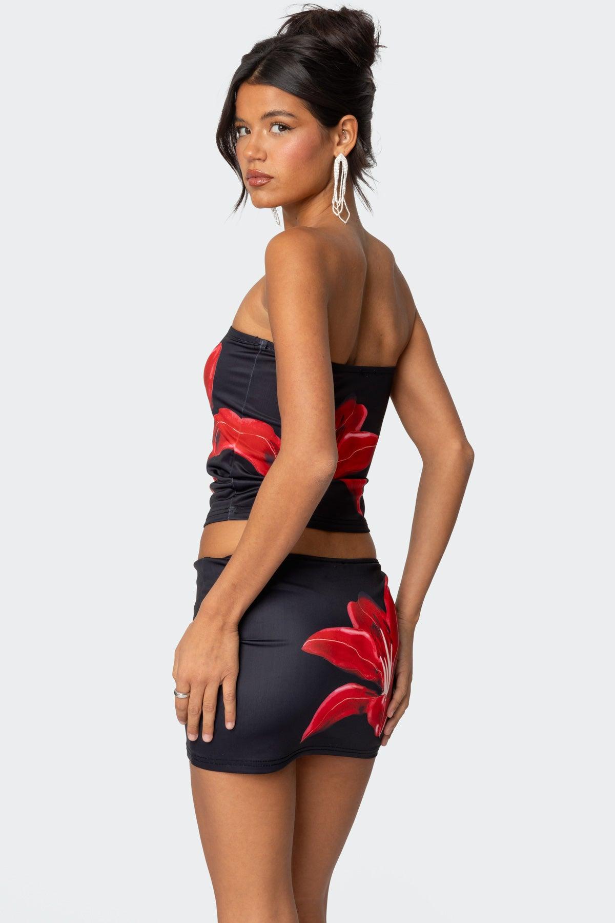 Tiger Blossom Mini Skirt Product Image