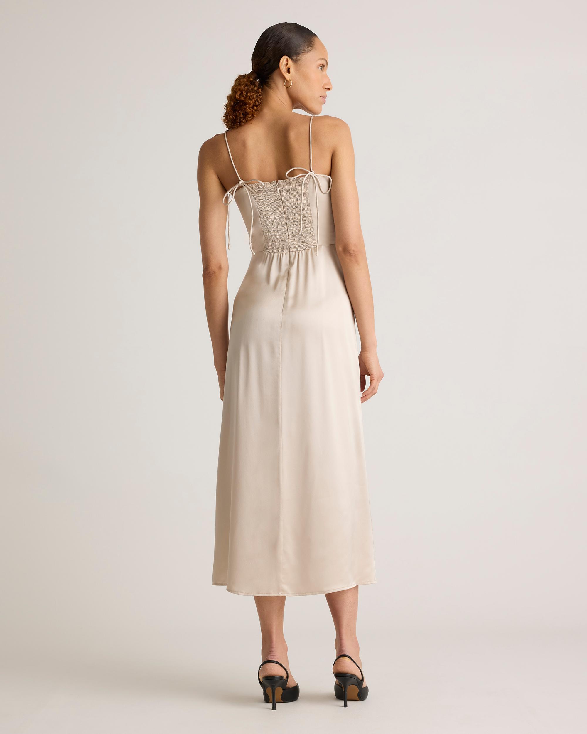 Quince | Women's Sweetheart Dress Size XS, Mulberry Silk Product Image