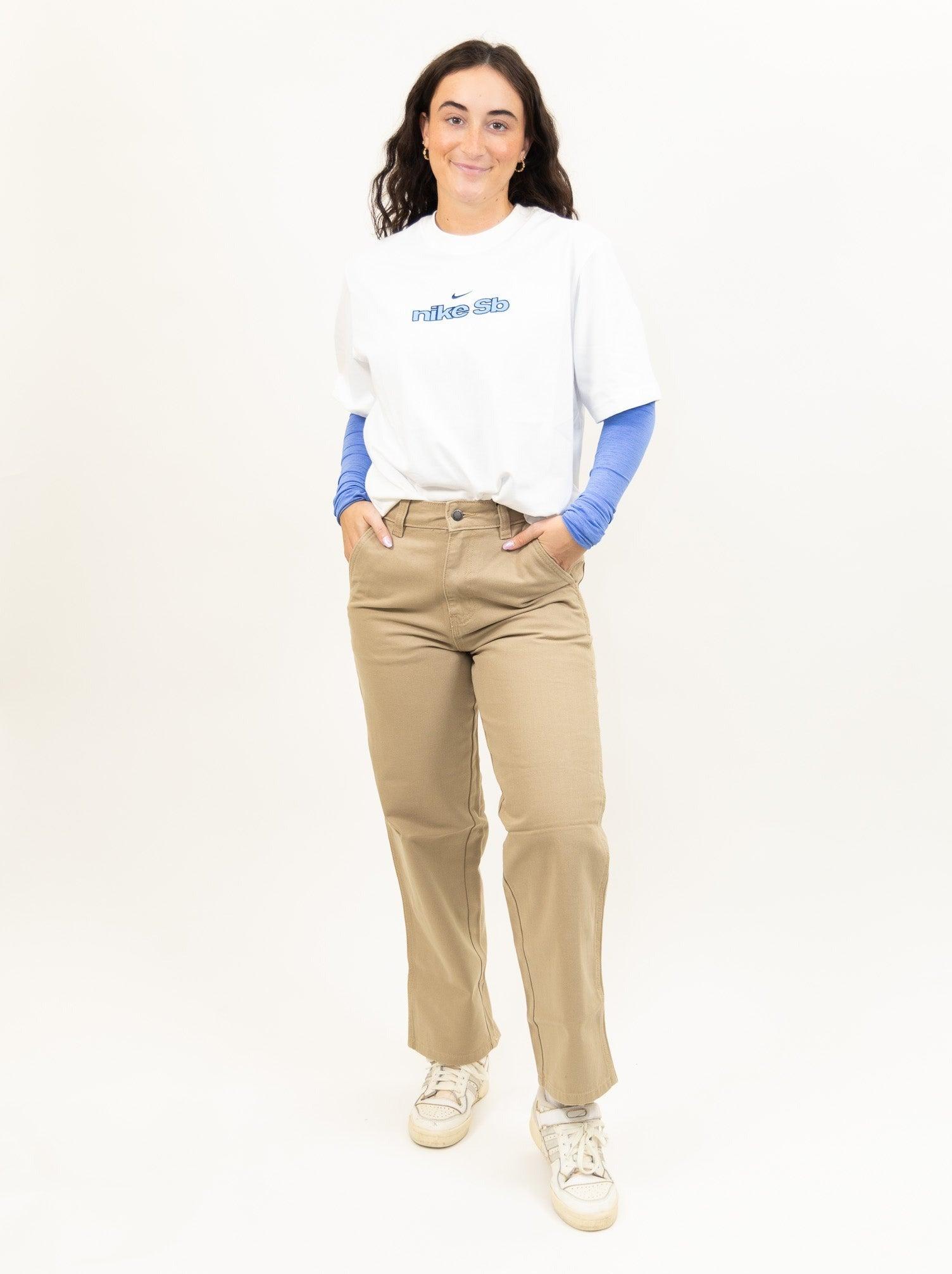 Dickies Women's Duck Canvas Pants - Stonewashed Desert Sand Product Image