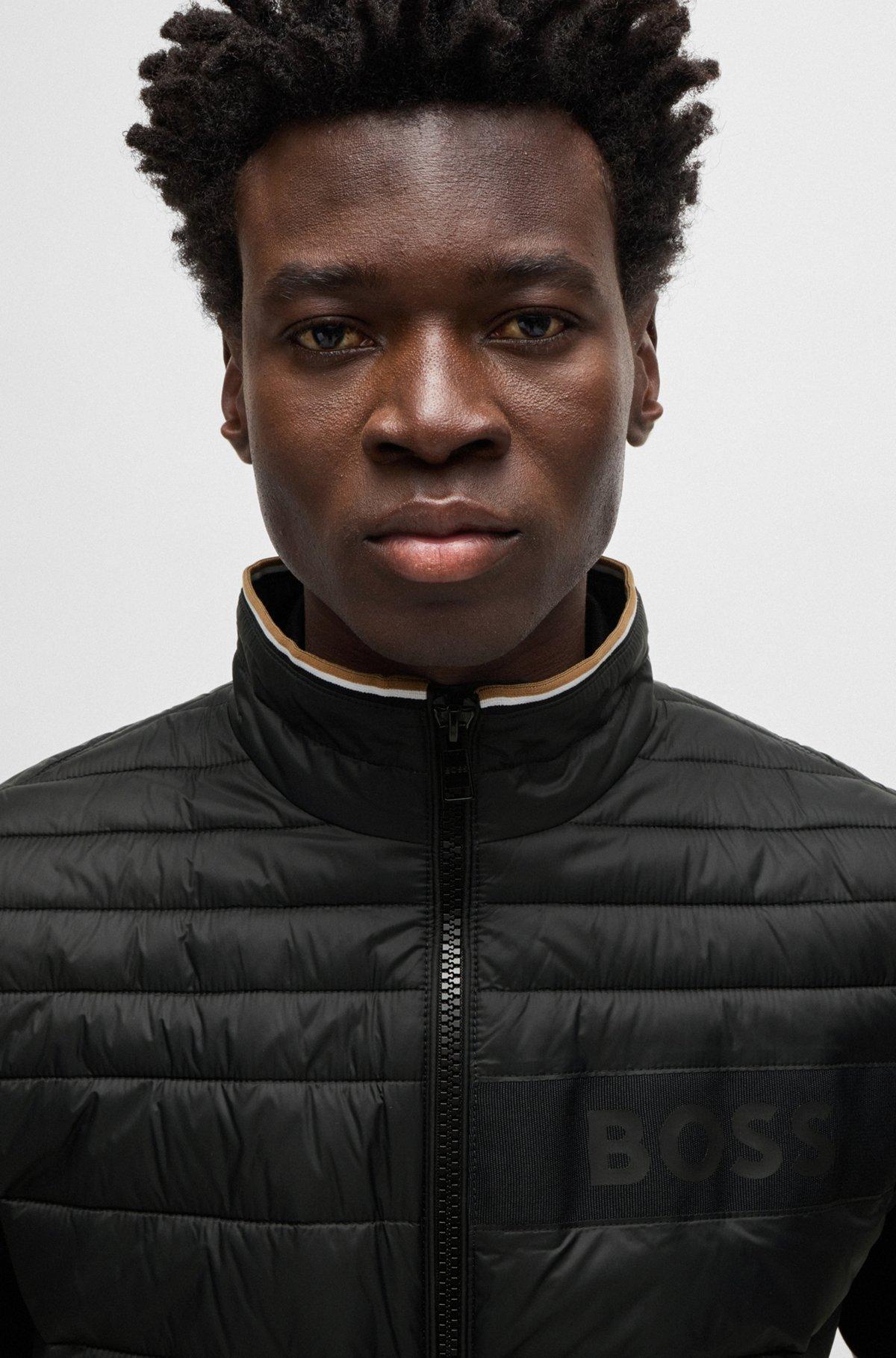 Water-repellent gilet with 3D-logo tape Product Image