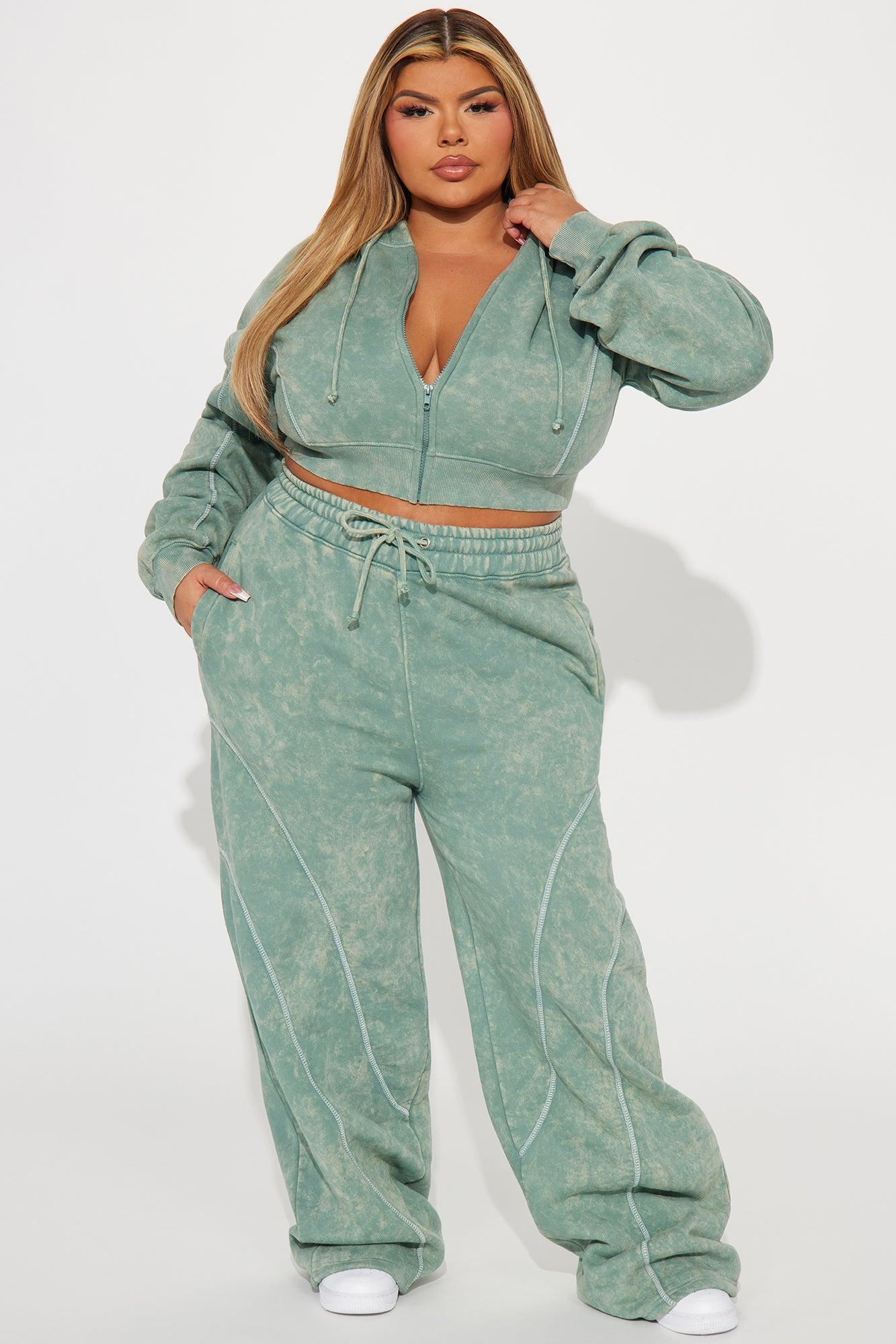 Norah Washed Lounge Hoodie - Sage Product Image