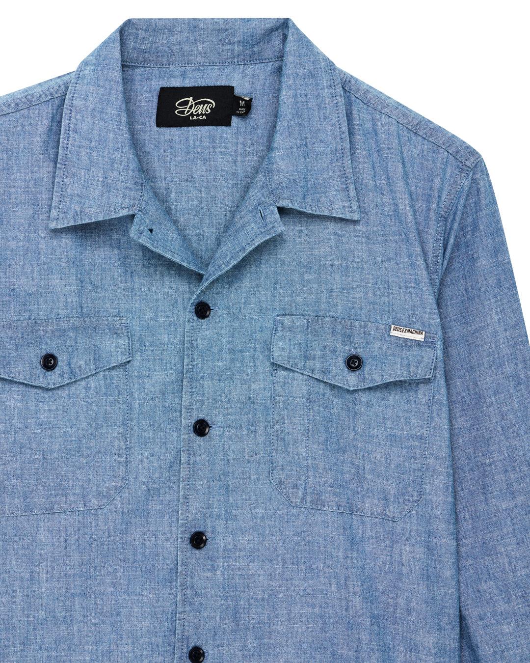 Forecourt Denim Shirt - Indigo Chambray Product Image