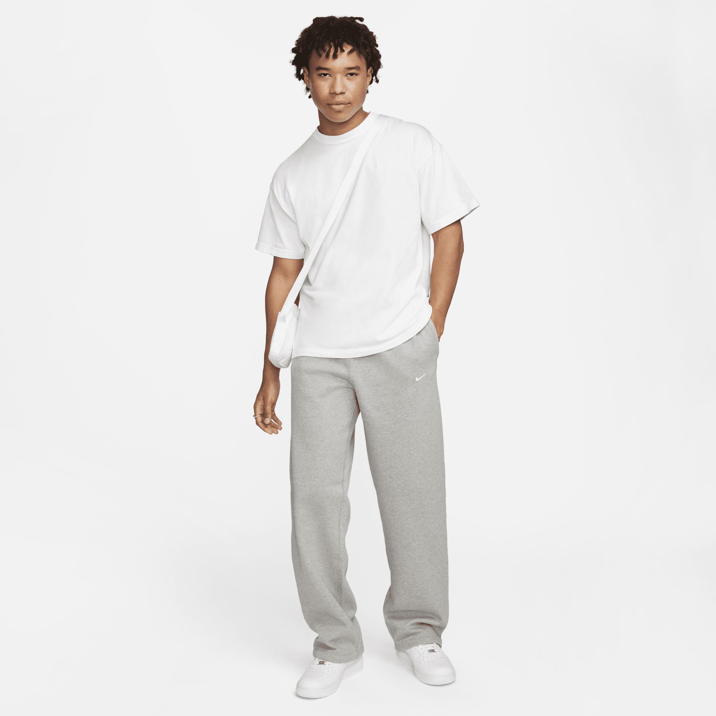 Nike Solo Swoosh Men's Open-Hem Fleece Pants Product Image