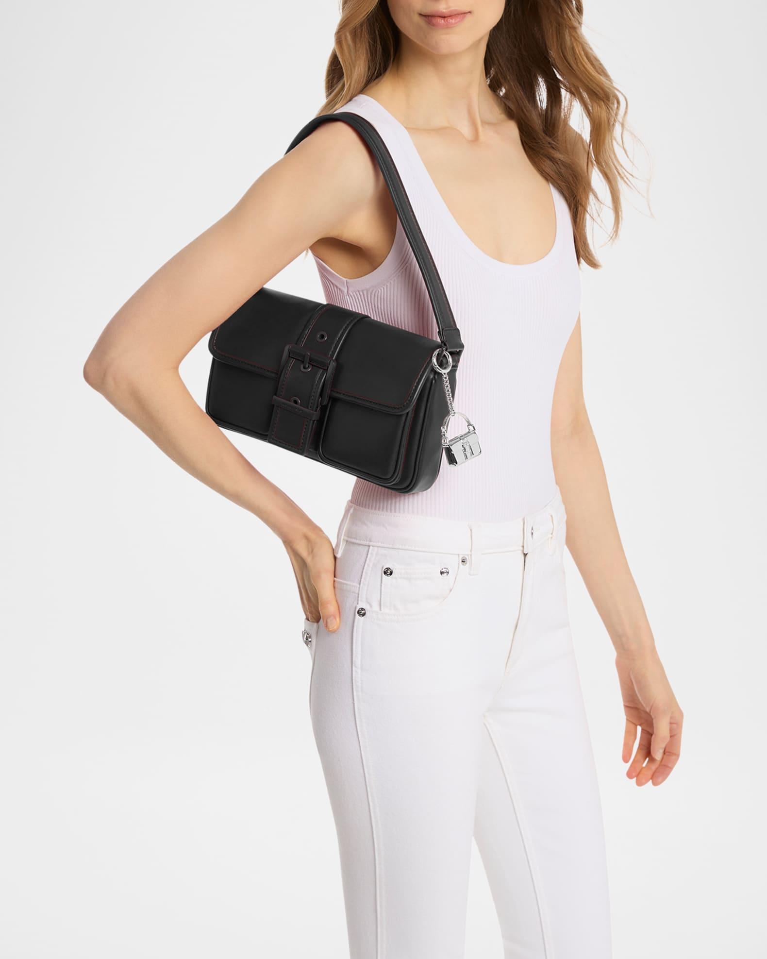 Colby Medium Buckle Leather Shoulder Bag Product Image