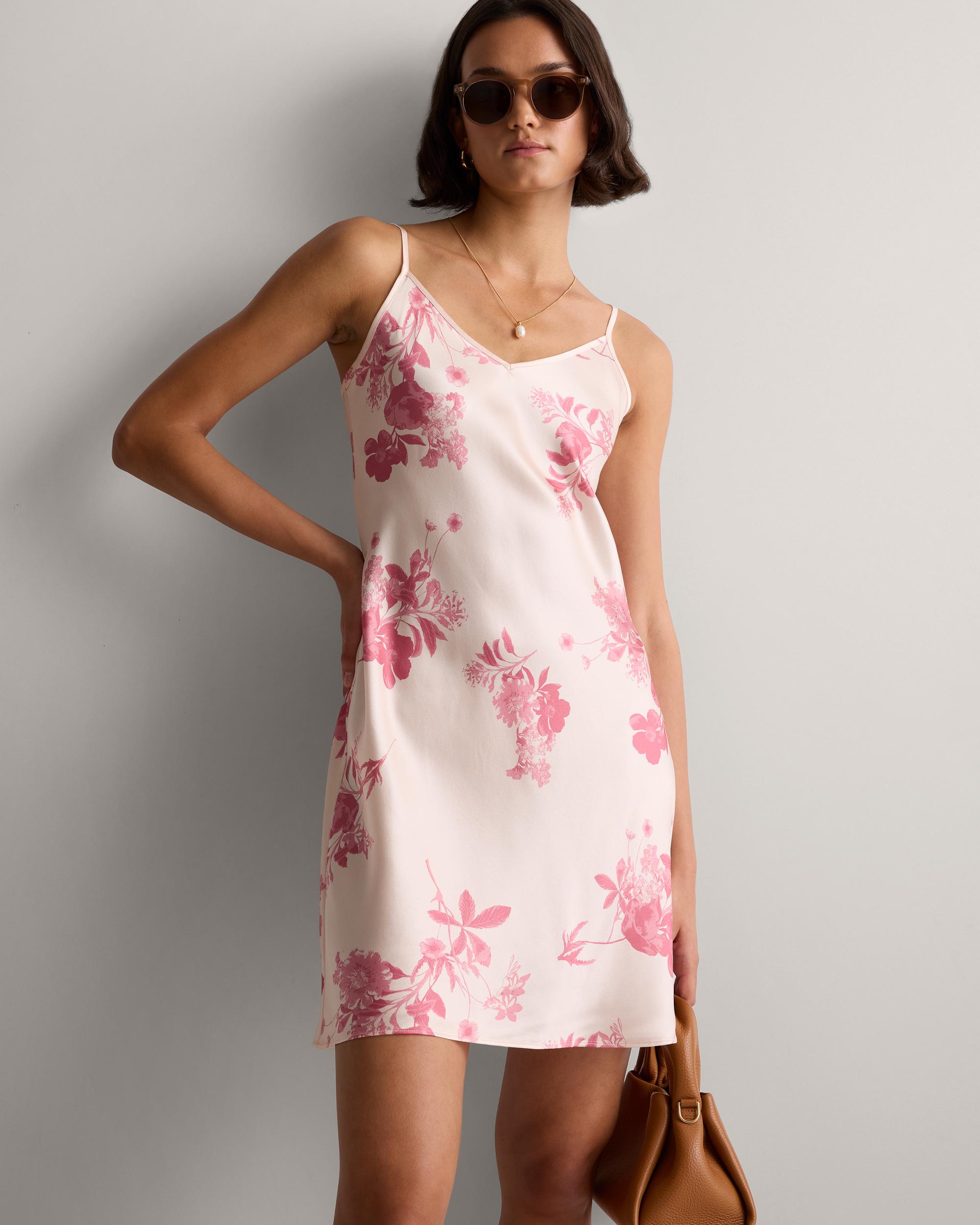 Quince | Women's Mini Slip Dress Silk Product Image