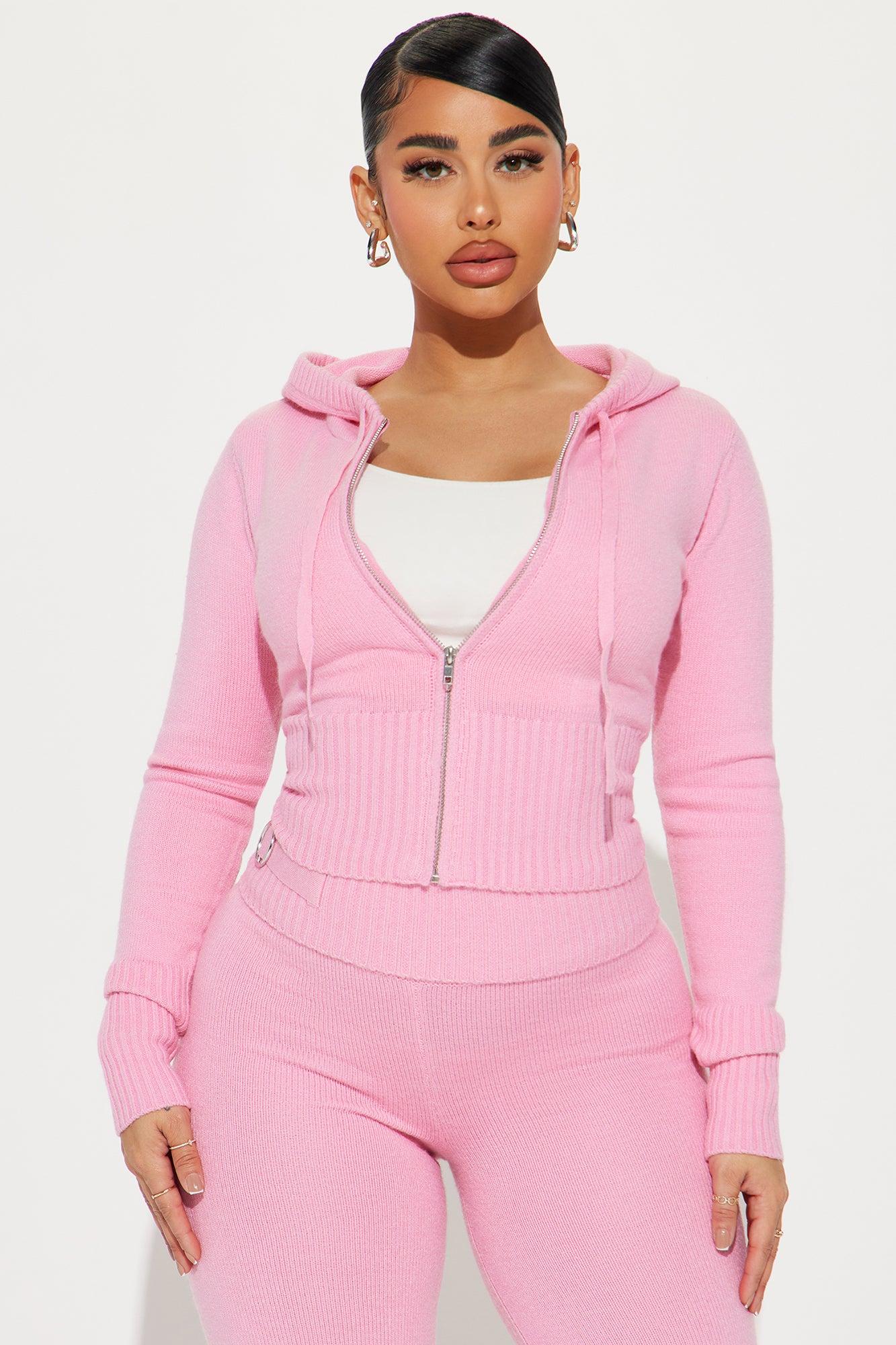 Lana Sweater Pant Set - Pink Product Image