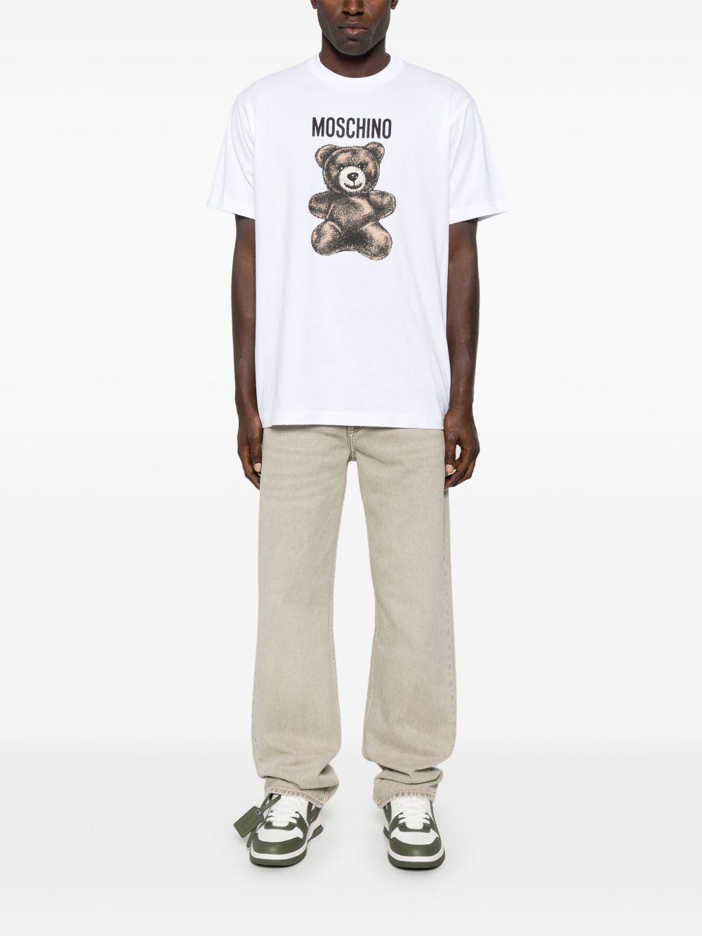 Teddy bear-print T-shirt Product Image