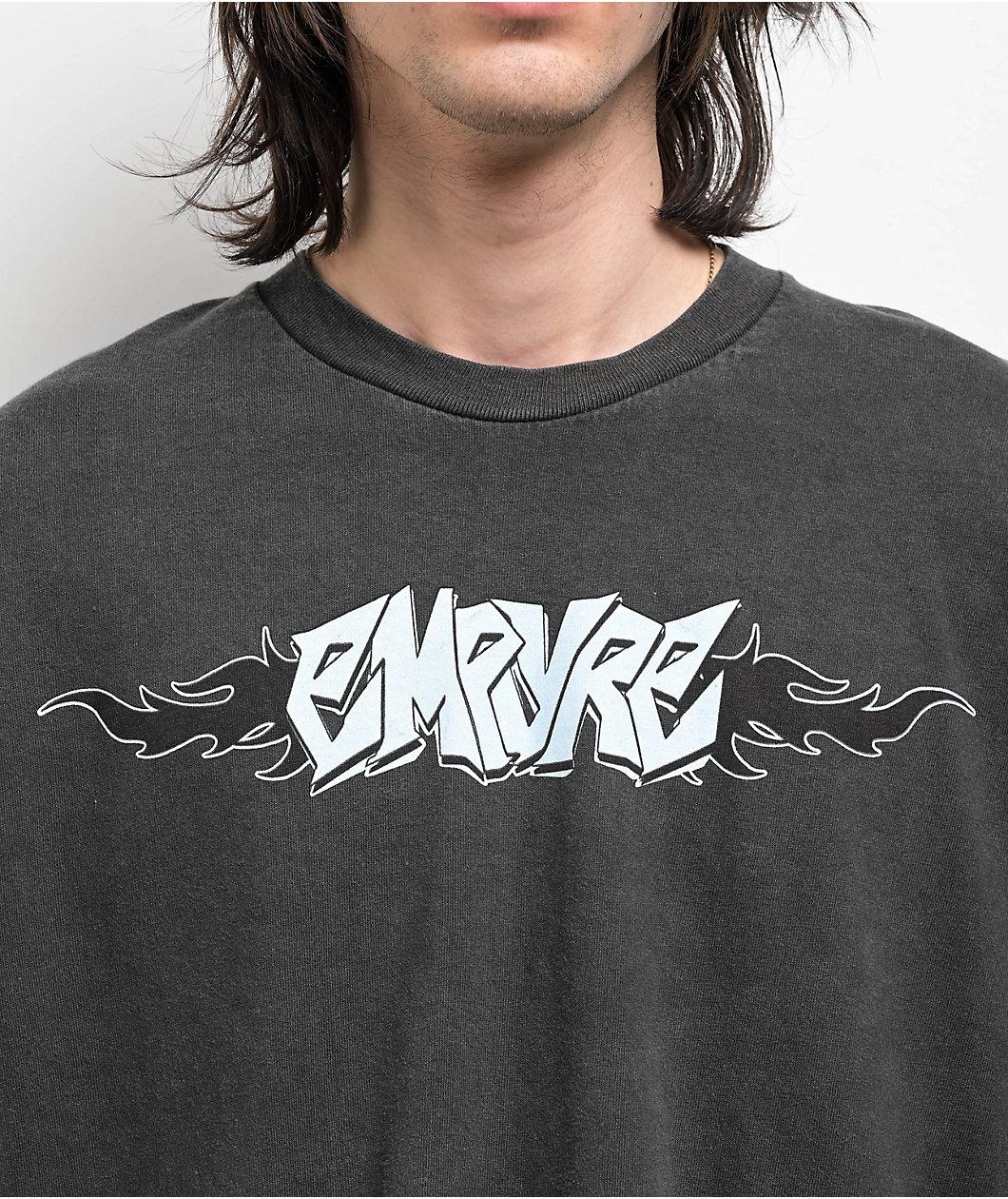 Empyre Chrome Animals Black Wash Long Sleeve T-Shirt Product Image