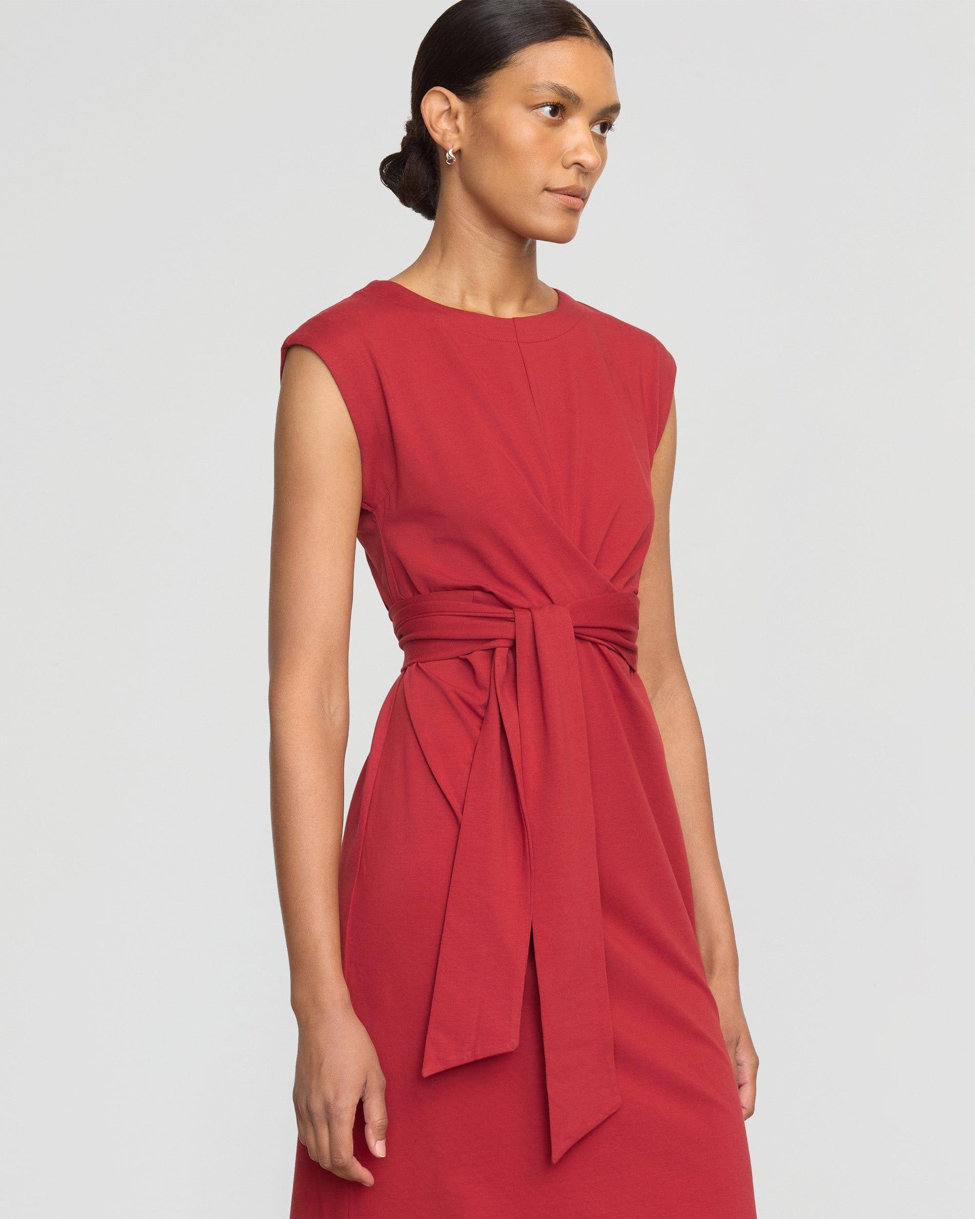 Fei Tie-Front Organic Cotton Dress Product Image