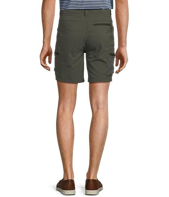 Roundtree & Yorke Performance Classic Fit Flat Front 9#double; Cargo Shorts Product Image