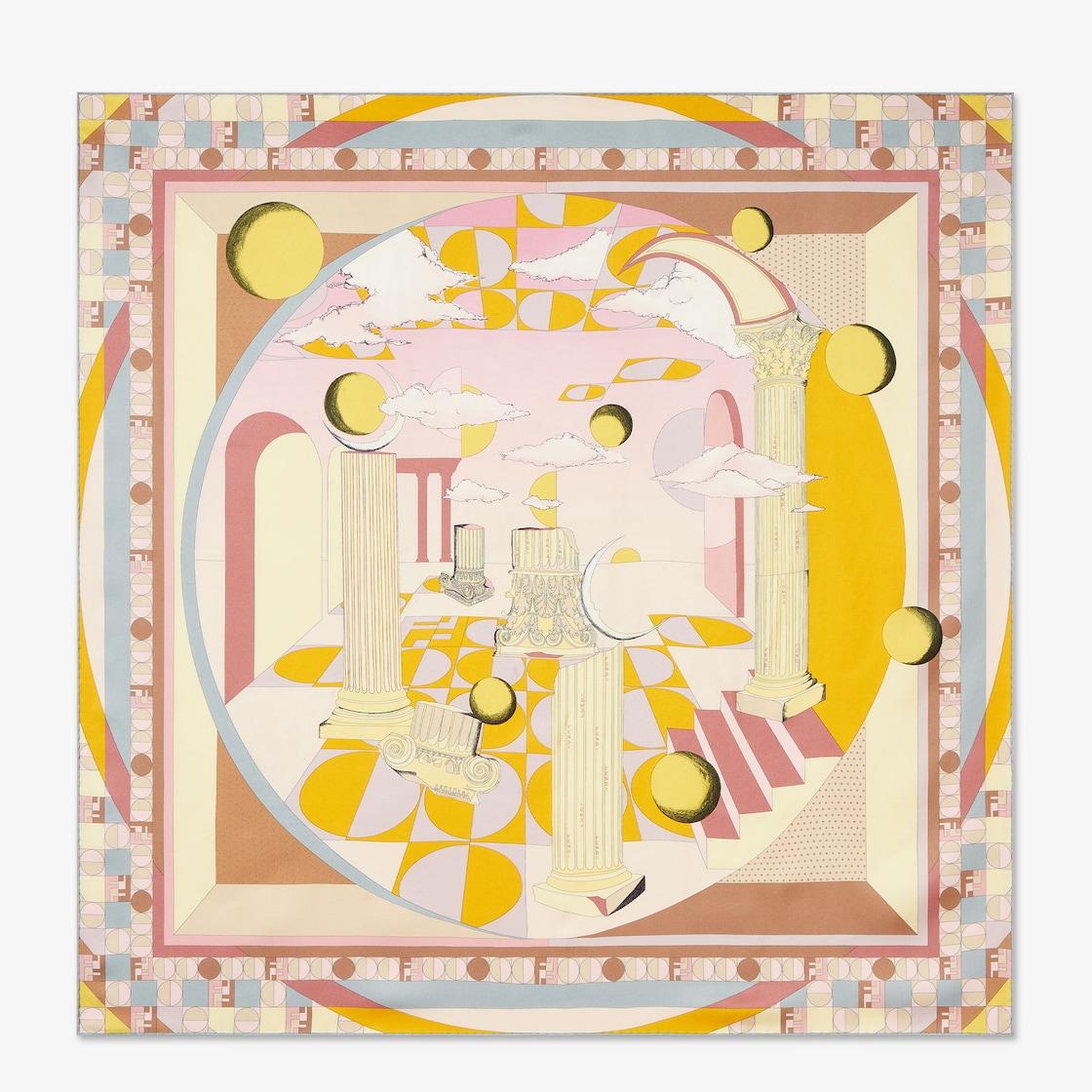 Fendi FoulardMulticolor Moonlight Echoes silk foulard Product Image