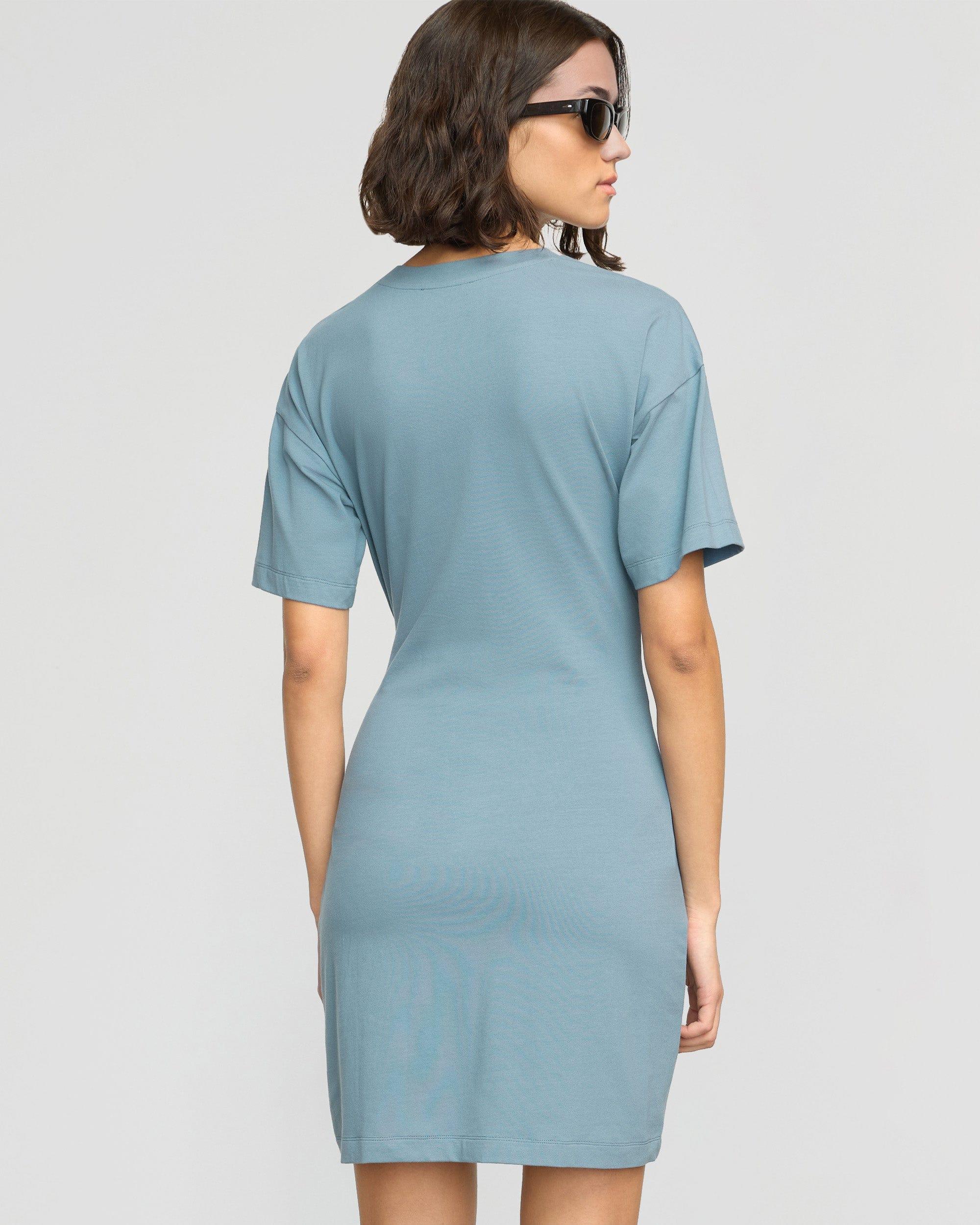 Fallon Organic Cotton T-Shirt Wrap Dress Product Image