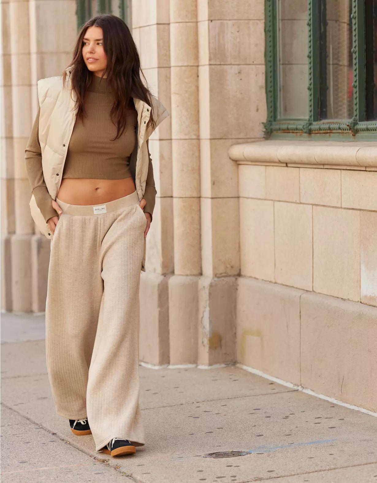 OFFLINE By Aerie Coffee Run Trouser Product Image