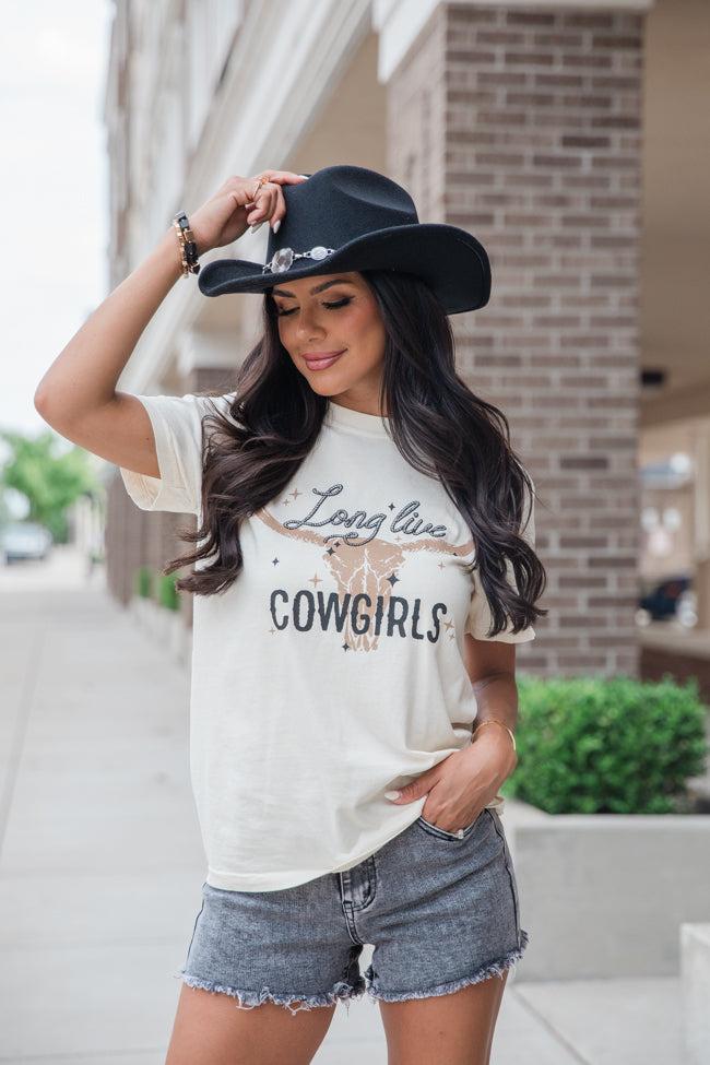 Long Live Cowgirls Ivory Graphic Tee Product Image