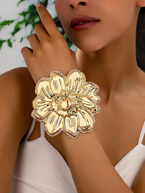 Flower Shape Shiny Bracelet Accessories Product Image