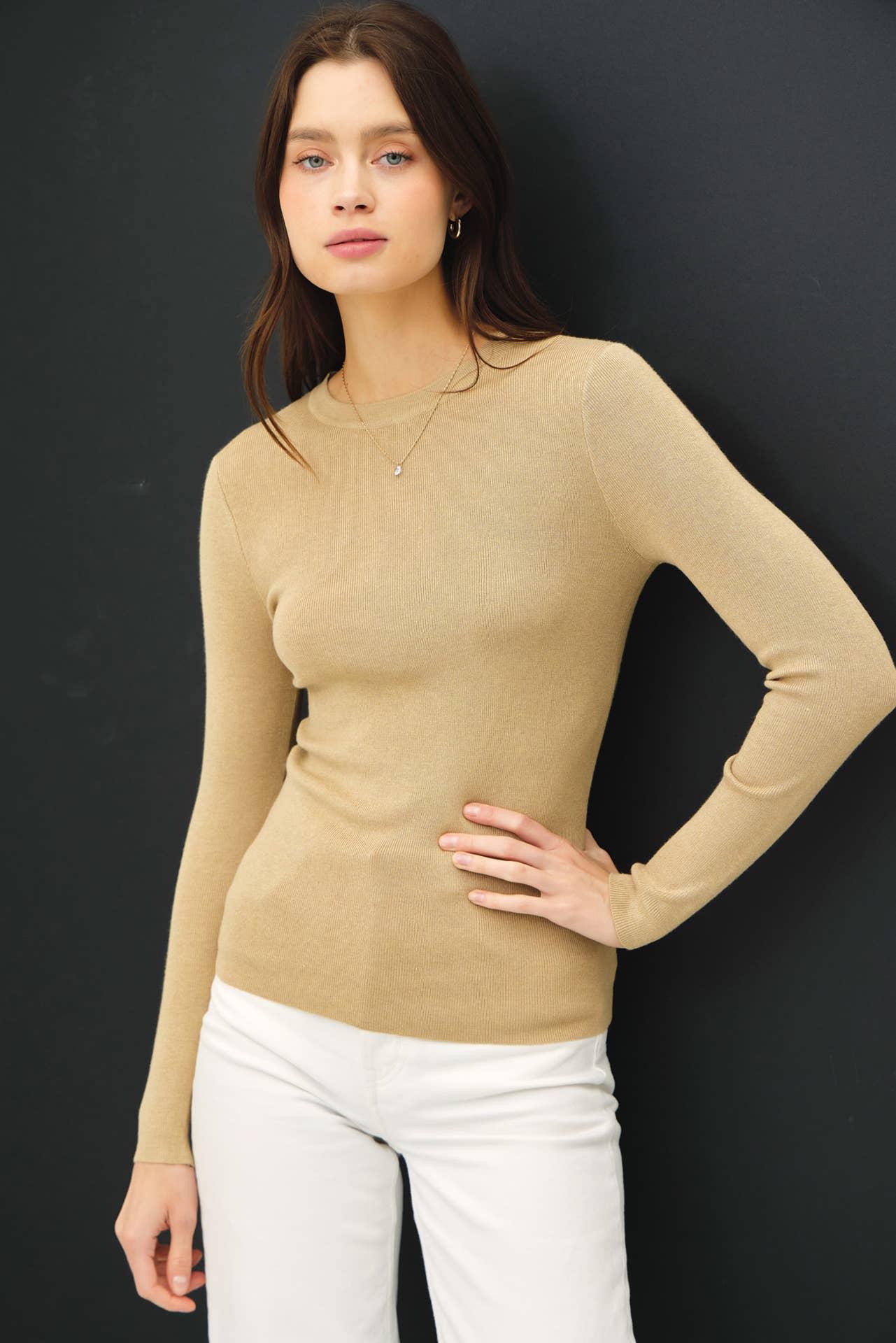 UB BASICS: MAKE YOUR CHOICE RIBBED TOP *FS Product Image