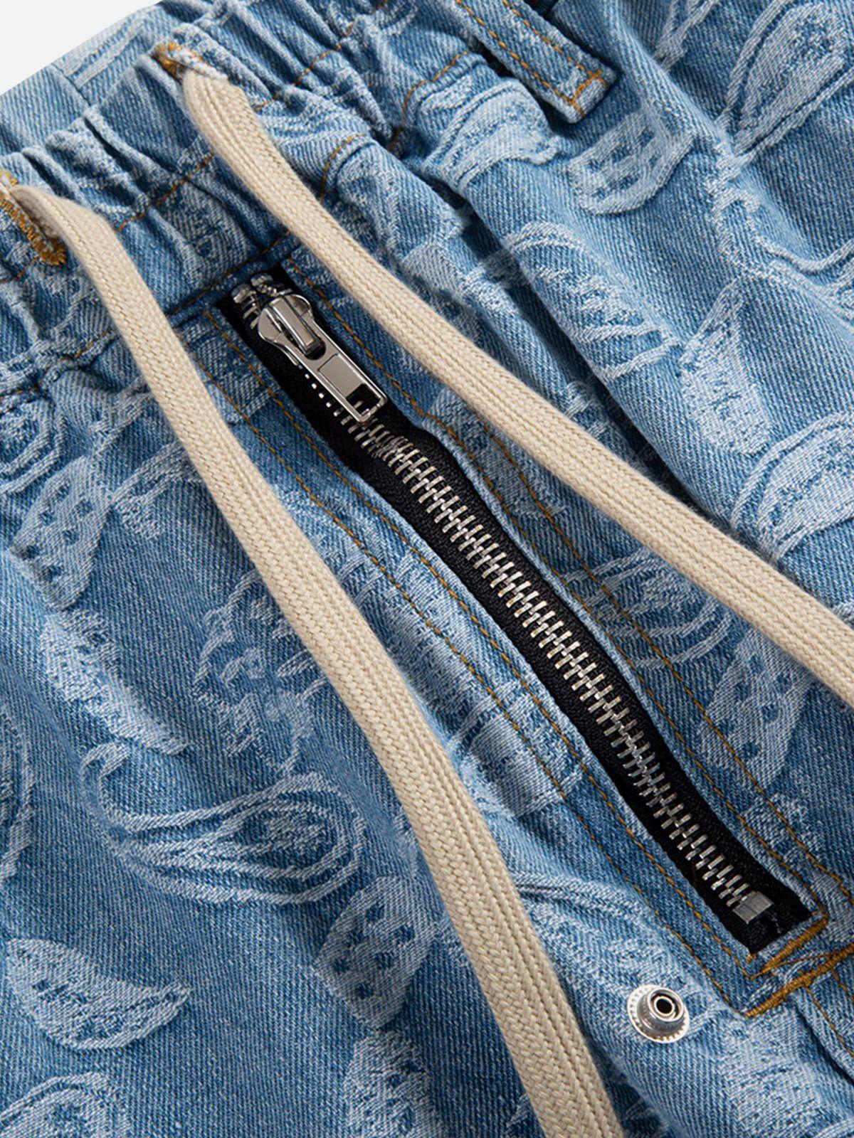 Aelfric Eden Bandana Jacquard Washed Jorts Product Image